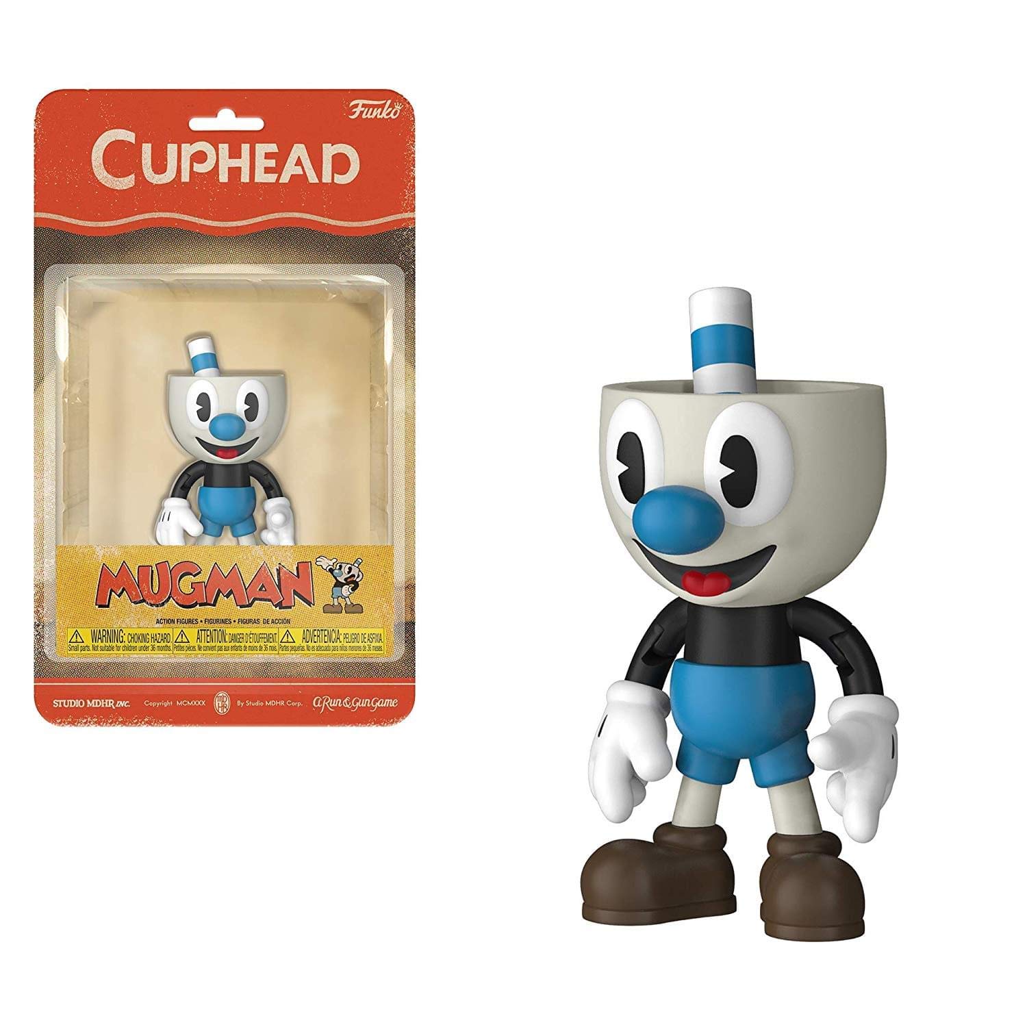Amazon.com: Funko Cuphead - Mugman Collectible Figure, Multicolor