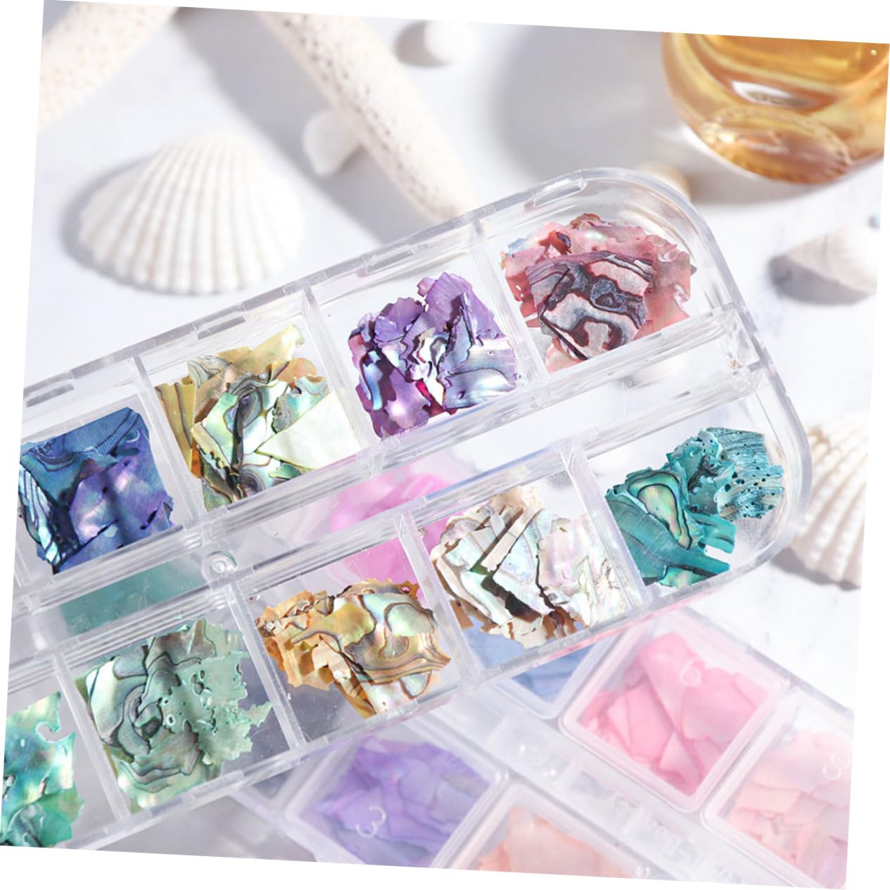 Didiseaon 3 Set Toppa Glitterata Per Unghie Punte Per Trapano Per Unghie Fascino Fiocco Decorazioni Unghie Decorazioni Per Unghie Accessori Chiodatrice Decorazione Delle Unghie 3 Scatole*3