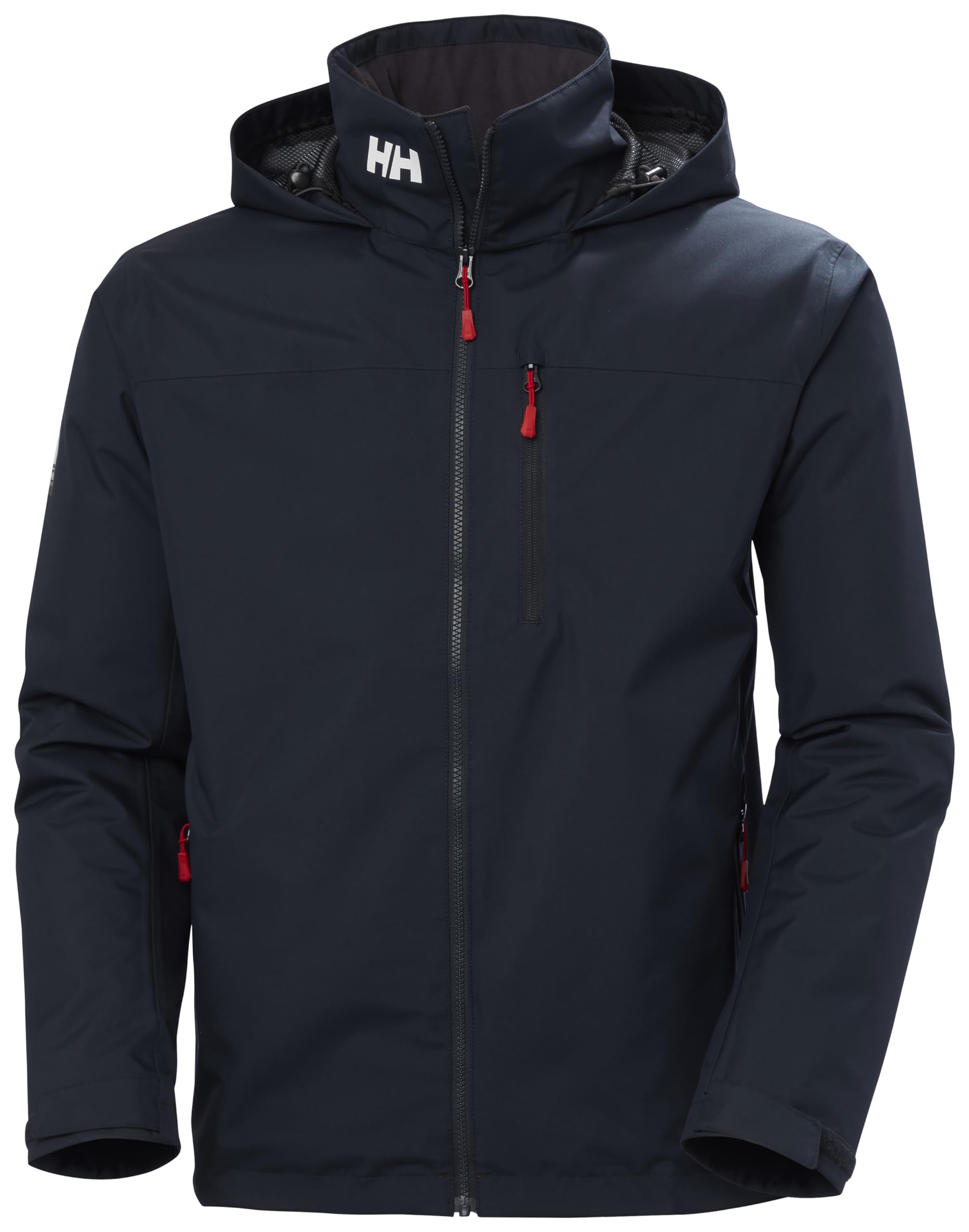 Helly Hansen Men's Crew Hooded Midlayer Jacket 2, Navy, XL