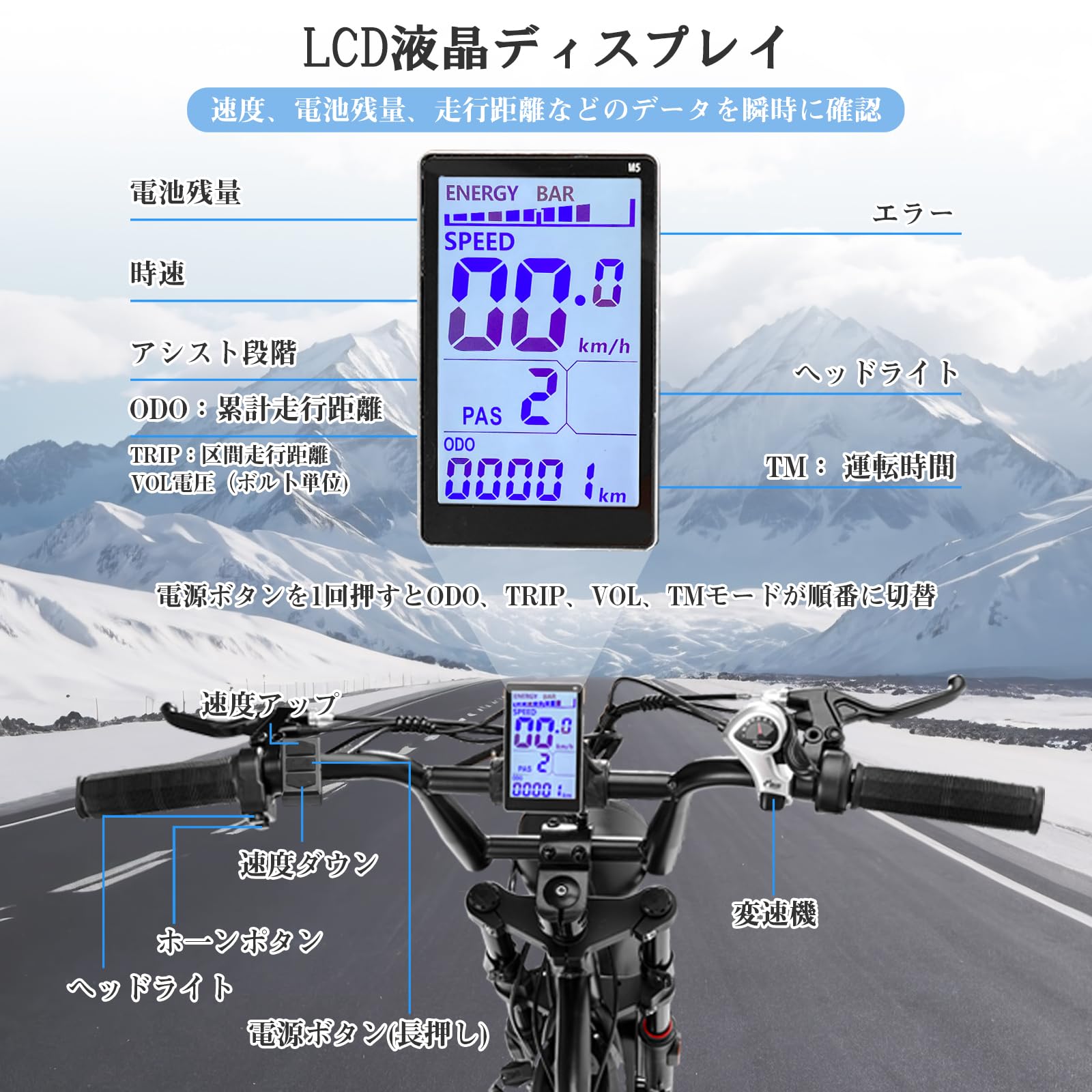 Amazon | 電動アシスト自転車 レトロ調 20インチ 極太タイヤ シマノ7段