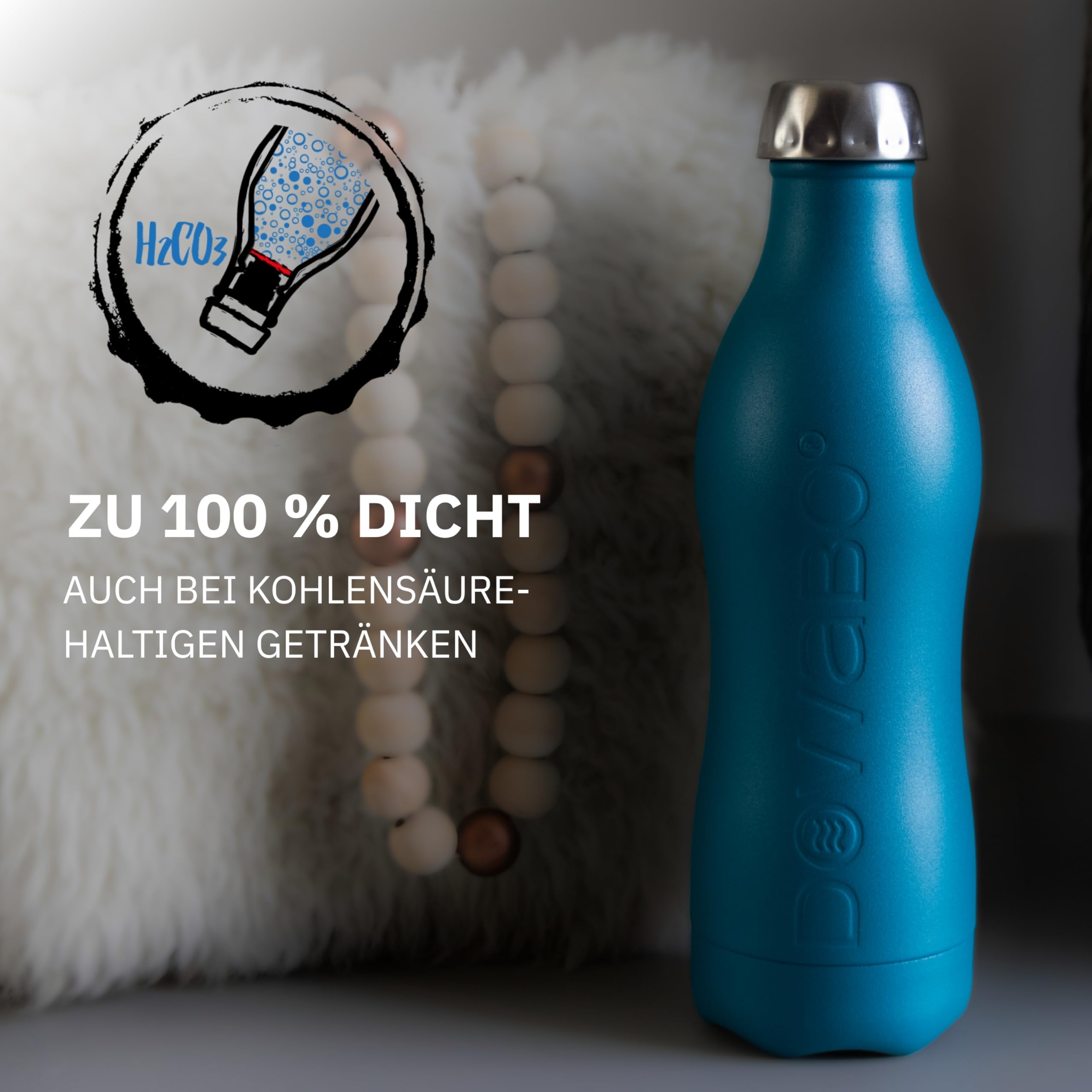 Dowabo Trinkflasche Earth Collection, Olive 1200 ml