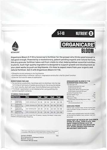 Miniatura 2 de Botanicare Organicare Bloom - Fertilizante granular orgánico y natural para la etapa de floración, 5 libras.
