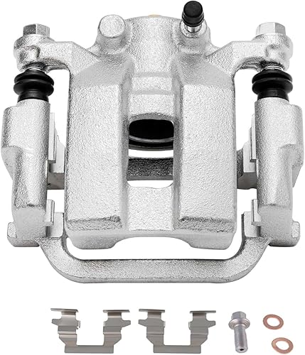 Miniatura 2 de Detroit Axle - 2 pinzas de freno traseras para INFINITI G35 G37 M35 M45 350Z 370Z, 2 pinzas de freno de disco con reemplazo de soporte