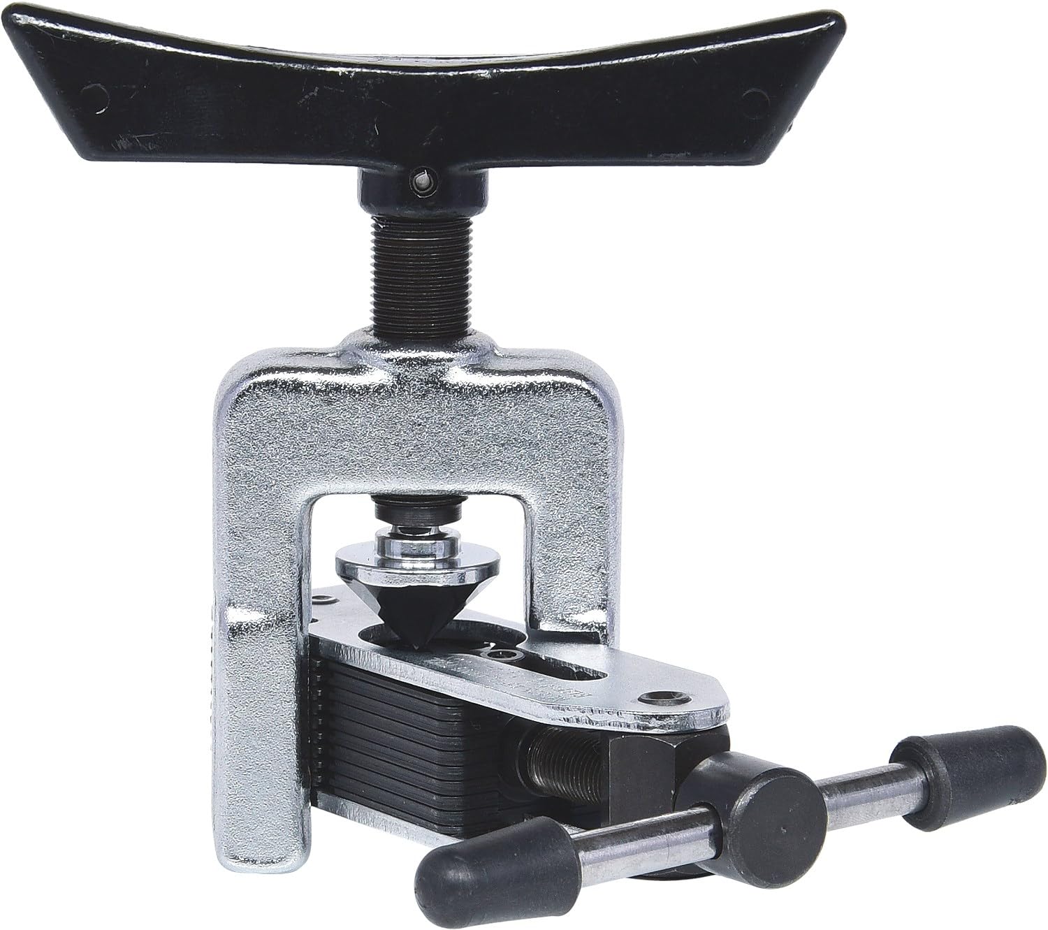 KS Tools 122.0525 Abocinadora universal en pulgadas + métrica con dispositivo de sujeción rápida