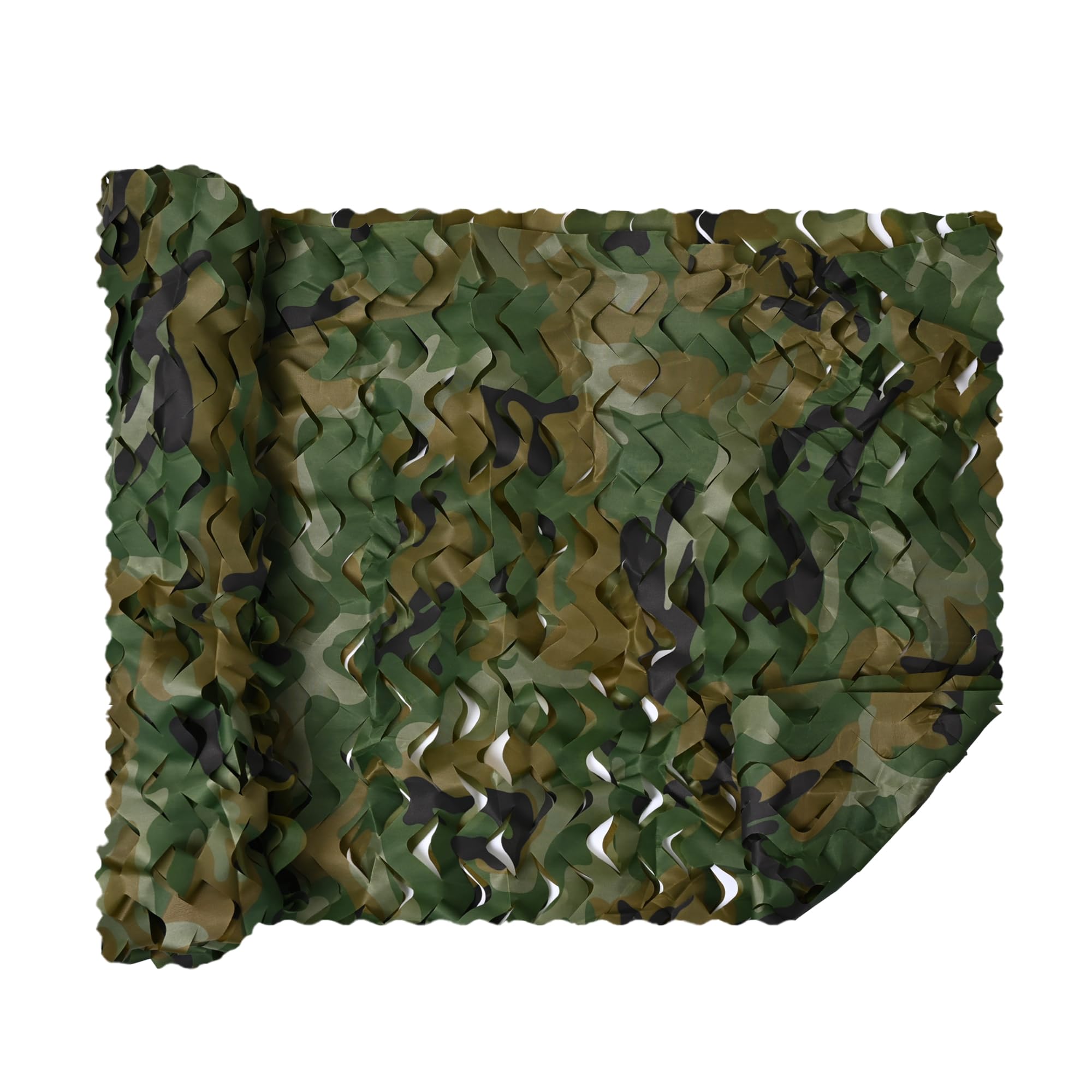 Camouflage Netting, Bulk Roll Camo Netting Lightweight Without Grid Army Sunscreen Net for Hunting Camping Shooting Decoration Sunshade Military Car Cover