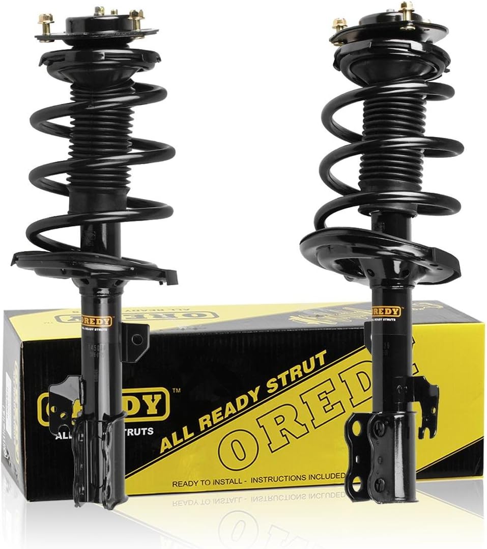 Complete Strut Assembly Kit For Toyota Sequoia 4.7L 2001-2007 - Front & Rear Set Of 4, Includes Coil Springs