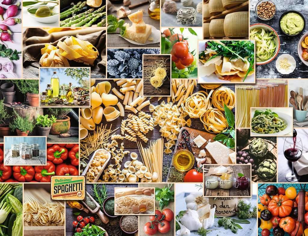 Ravensburger Puzzle 15016 - Food Collage - 2000 pièces