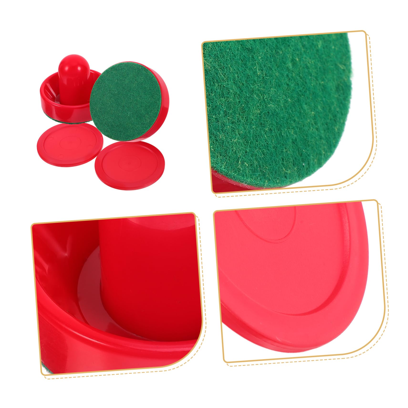 VICASKY 5sets Gioco Da Tavolo Hockey Su Ghiaccio Kit Accessori Interattivi Per Feste Include Puck Per Eventi Familiari e Gioco Multiplayer e Trasportare