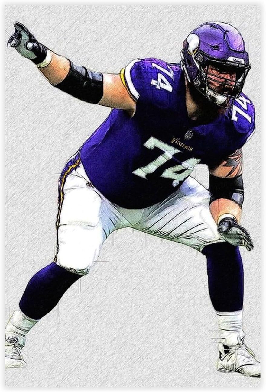 McBeanMike Remmers Football Poster6 Canvas Art Posters Home Fine Decorations Unframe:12x18inch(30x45cm)