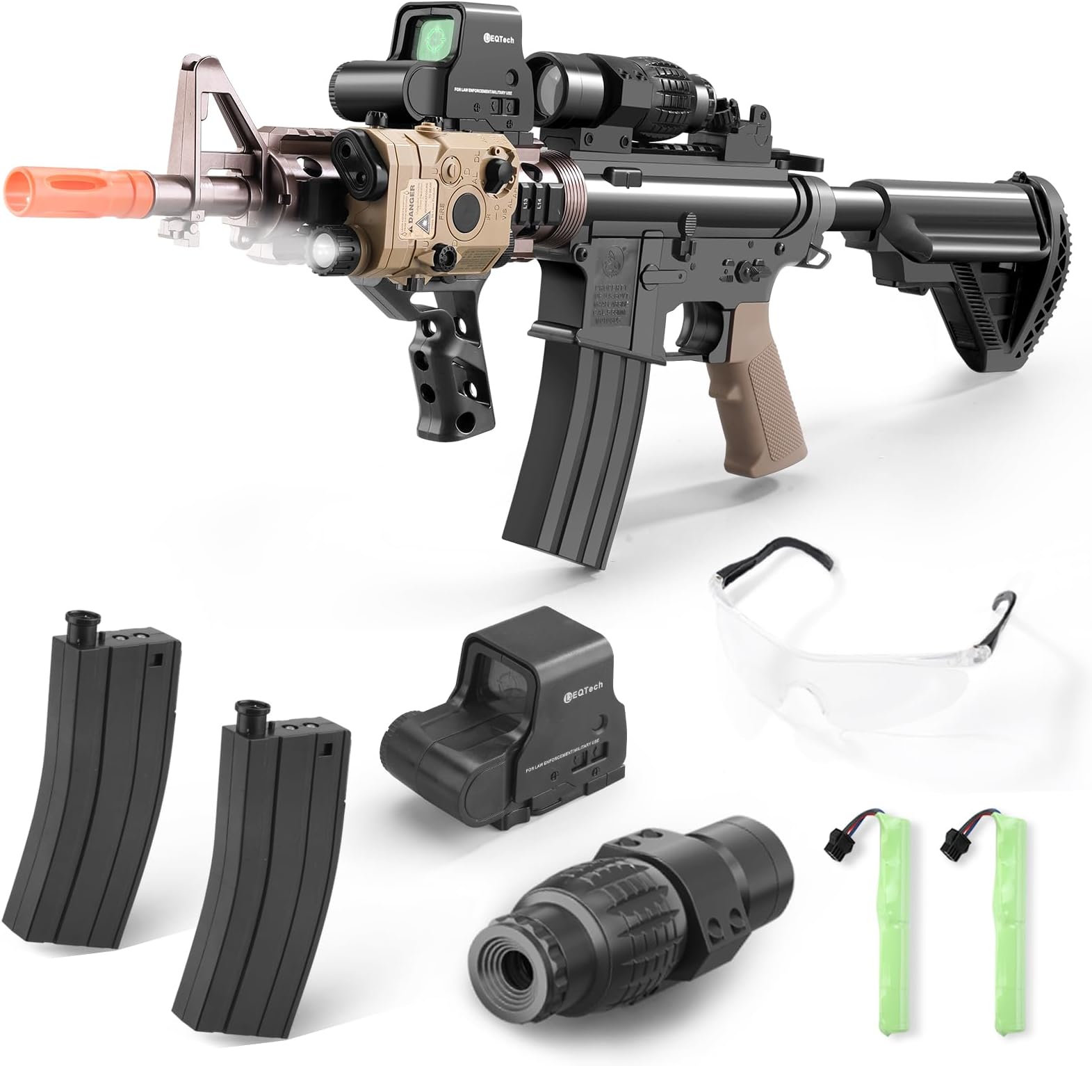 Toy Gun Automatic Blaster with Electric Mag, High-Speed Gel Ball Blaster for Adults 18+