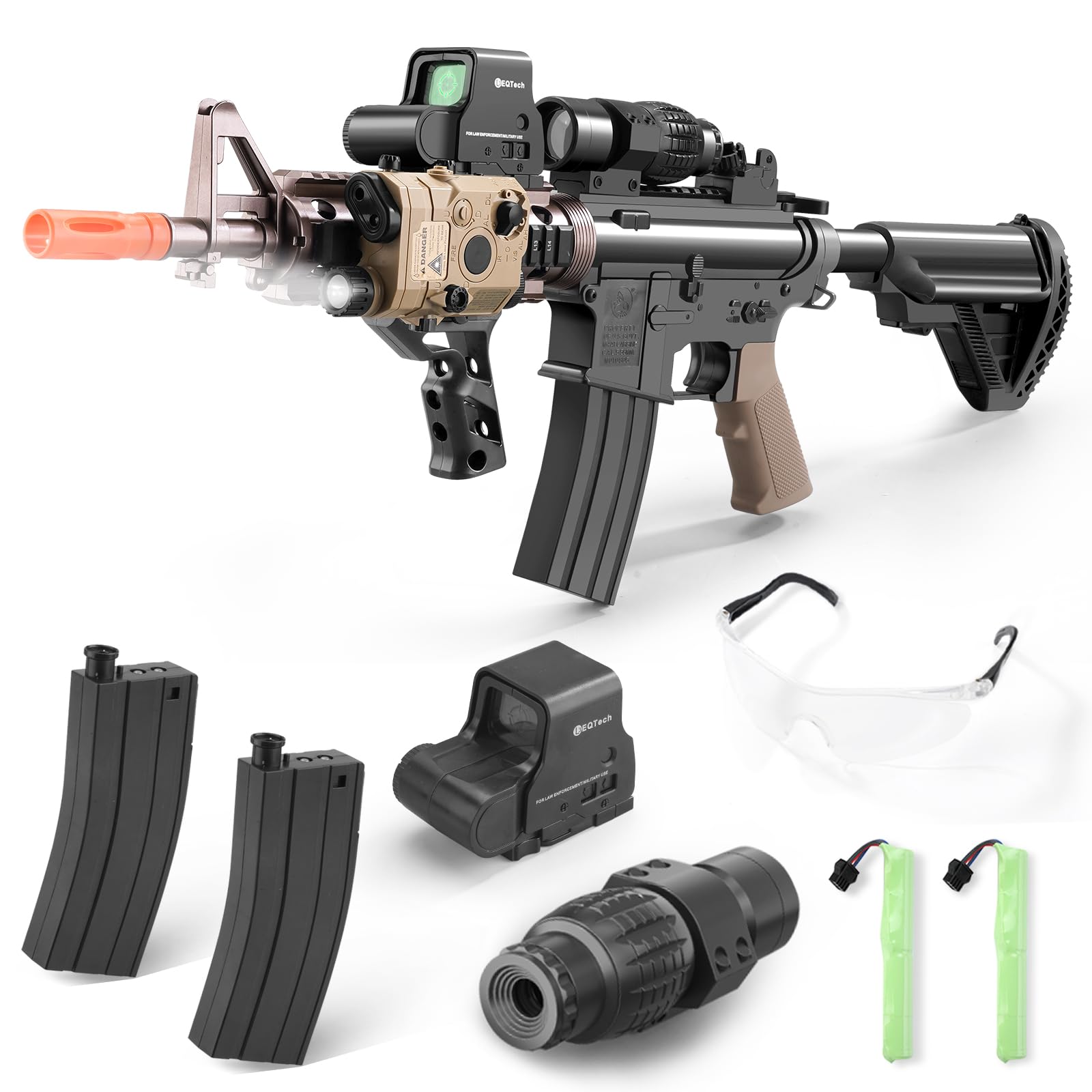 Toy Gun Automatic Blaster with Electric Mag, High-Speed Gel Ball Blaster for Adults 18+