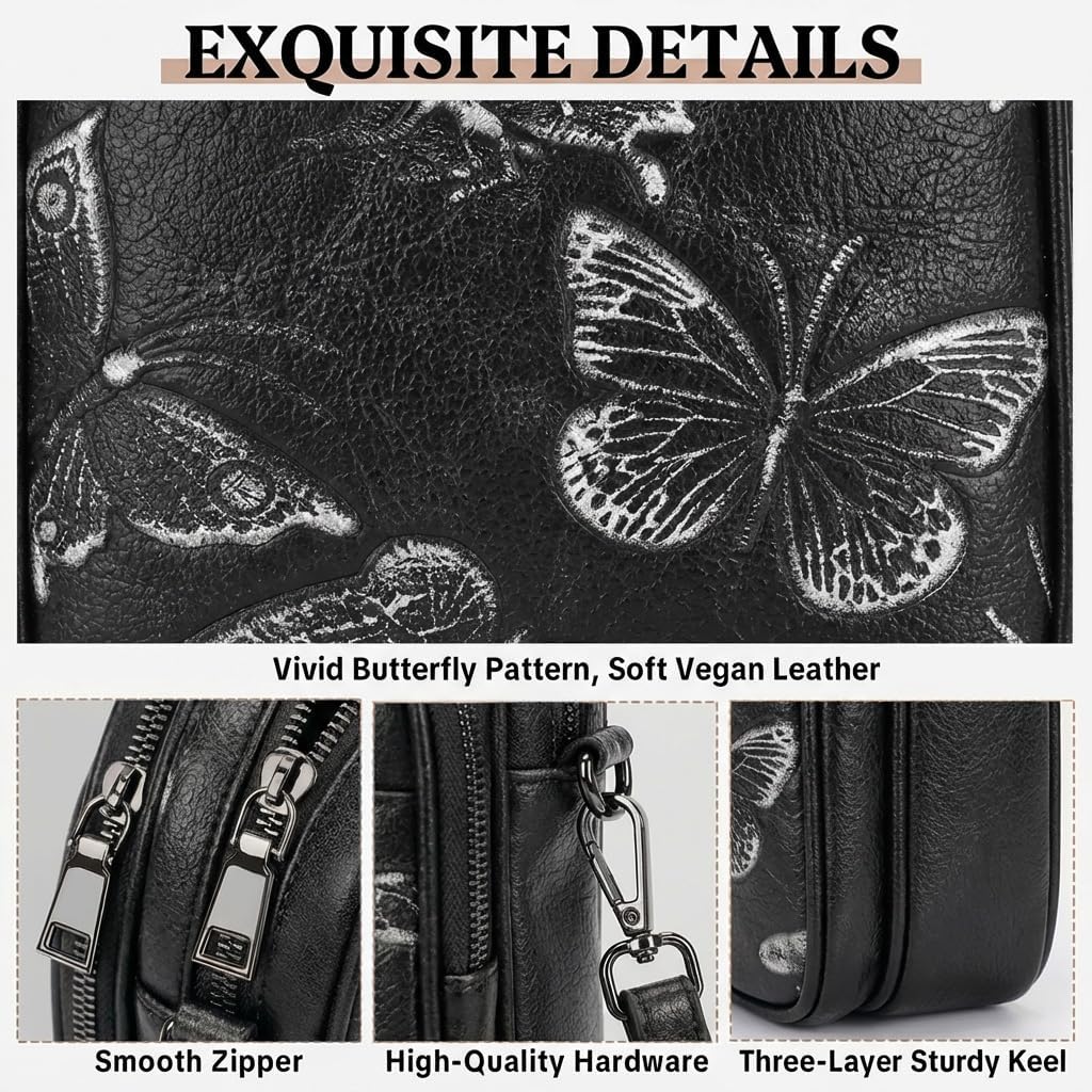 BELTANA Small Crossbody Bags for Women, Lightweight RFID Cell Phone Purse
