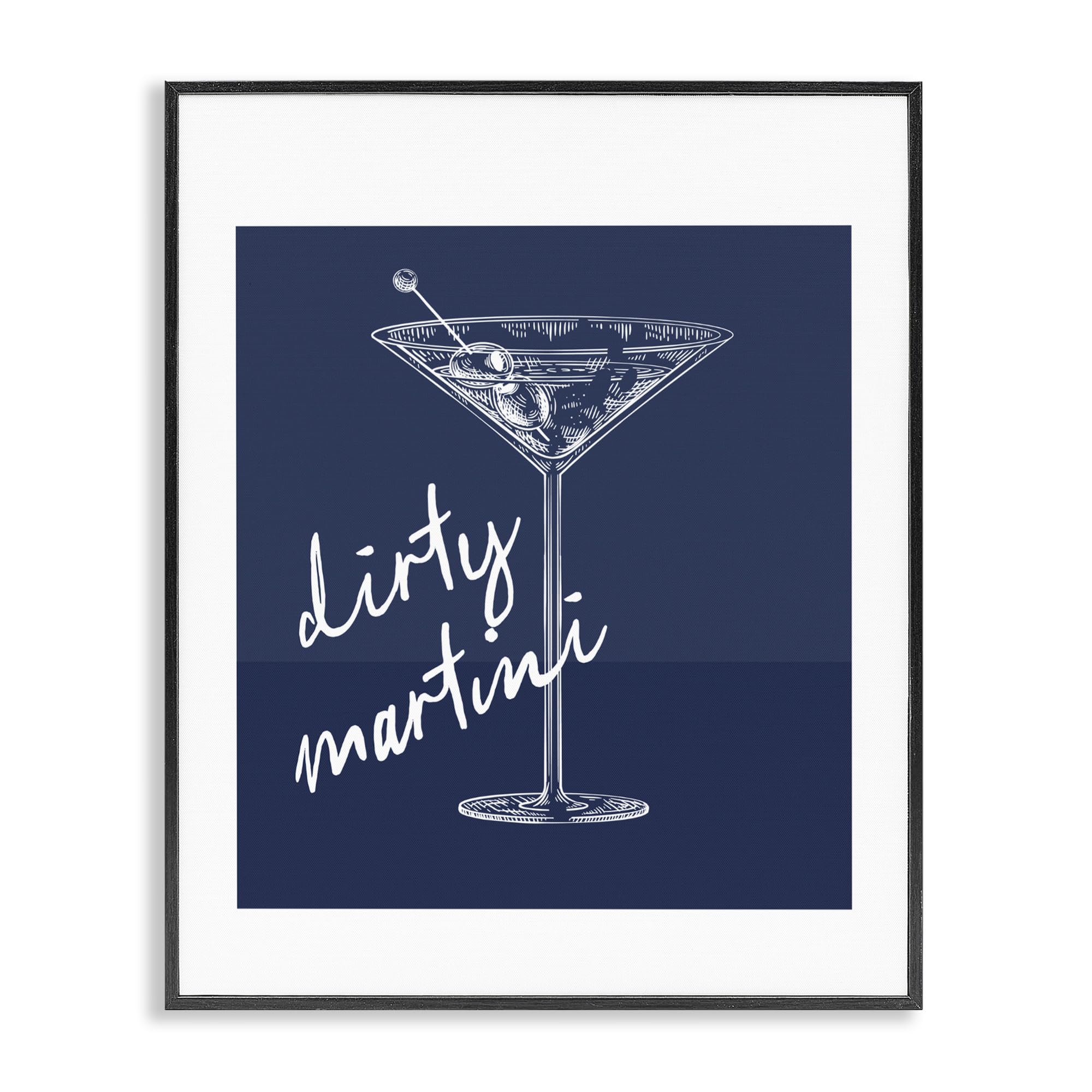 Dirty Martini Graphic, gerahmter Giclée-Druck, 27,9 x 35,6 cm