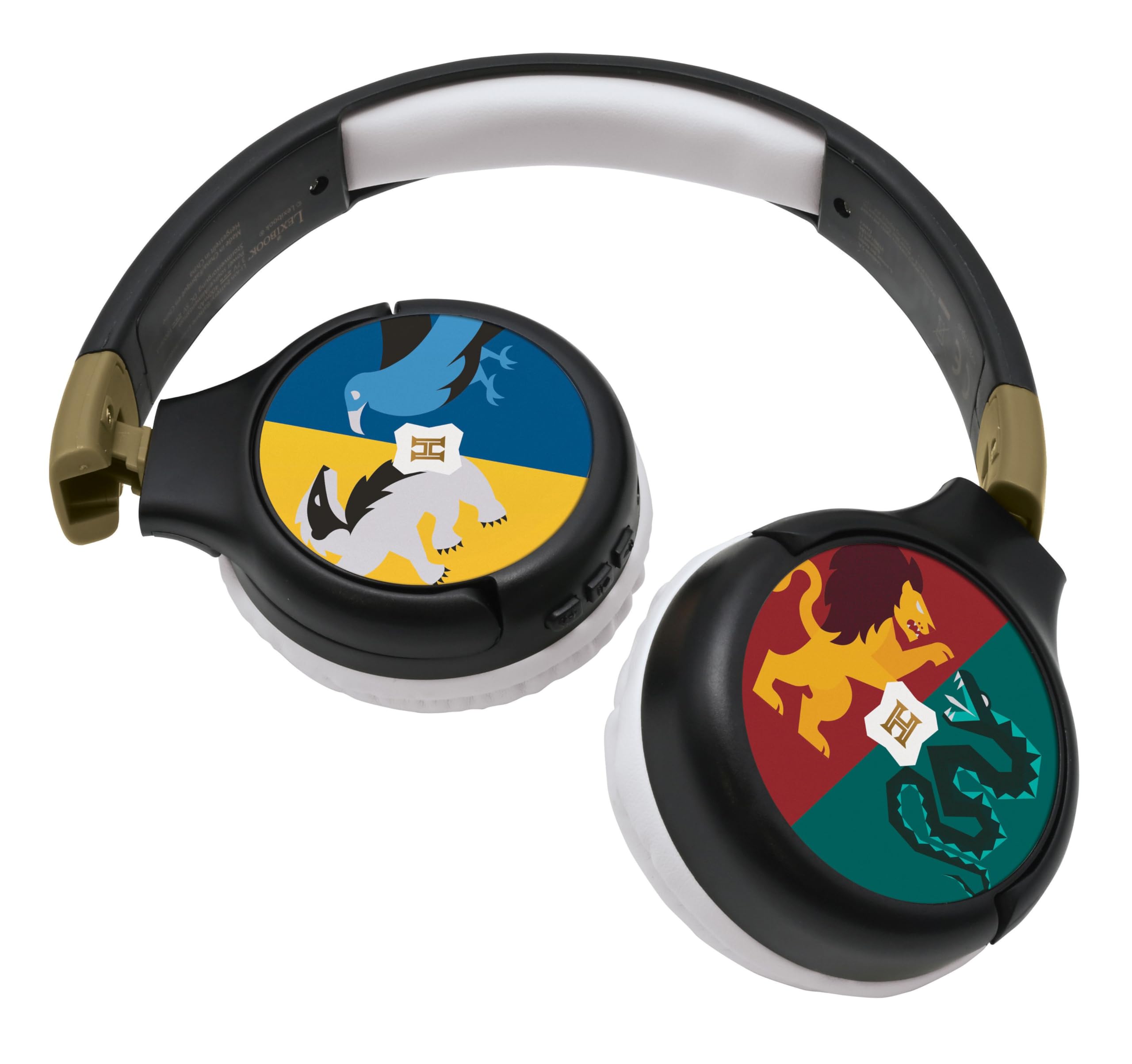 LEXIBOOK Warner Harry Potter, 2-in-1 Bluetooth Headphones Stereo Wireless Wired, Kids Safe, Foldable, Adjustable, HPBT010HPLXB