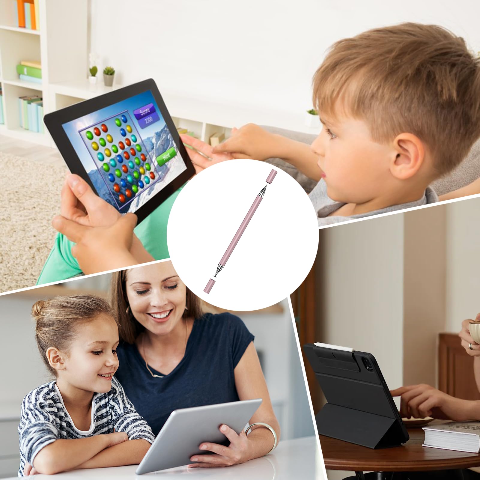 Touchscreen Stift für Laptop, Kugelschreiber für Handy 2 in 1 | Vista Print 2 in 1 Kugelschreiber für Touchscreen, Touchscreen Kugelschreiber mit Steuerung