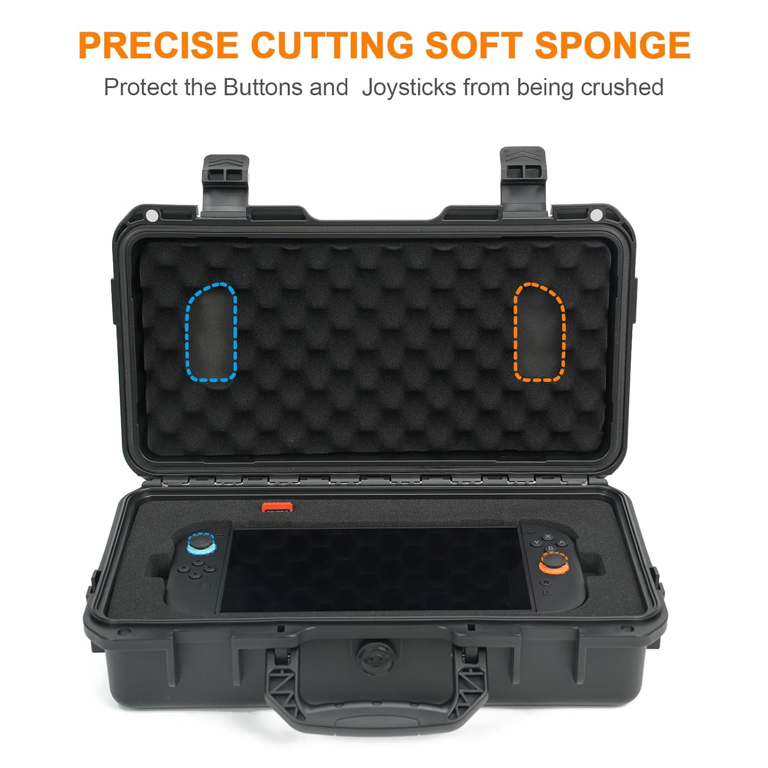 Condition photo showing New/Like New for Diocall Switch 2 Hard Case, Waterproof Carrying Case for Nintendo Switch 2 Console,24 Game Cards, Power Adapter, Cable and Accessories