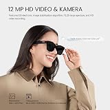 Rokid AI Glasses - Smart Glasses with ChatGPT, Real Time Translation without Display, 12MP Camera, 210mAh Battery, Noise Cancellation, Only 45g, Sunglasses Function, IPX4, UV400 Protection, Voice - 2