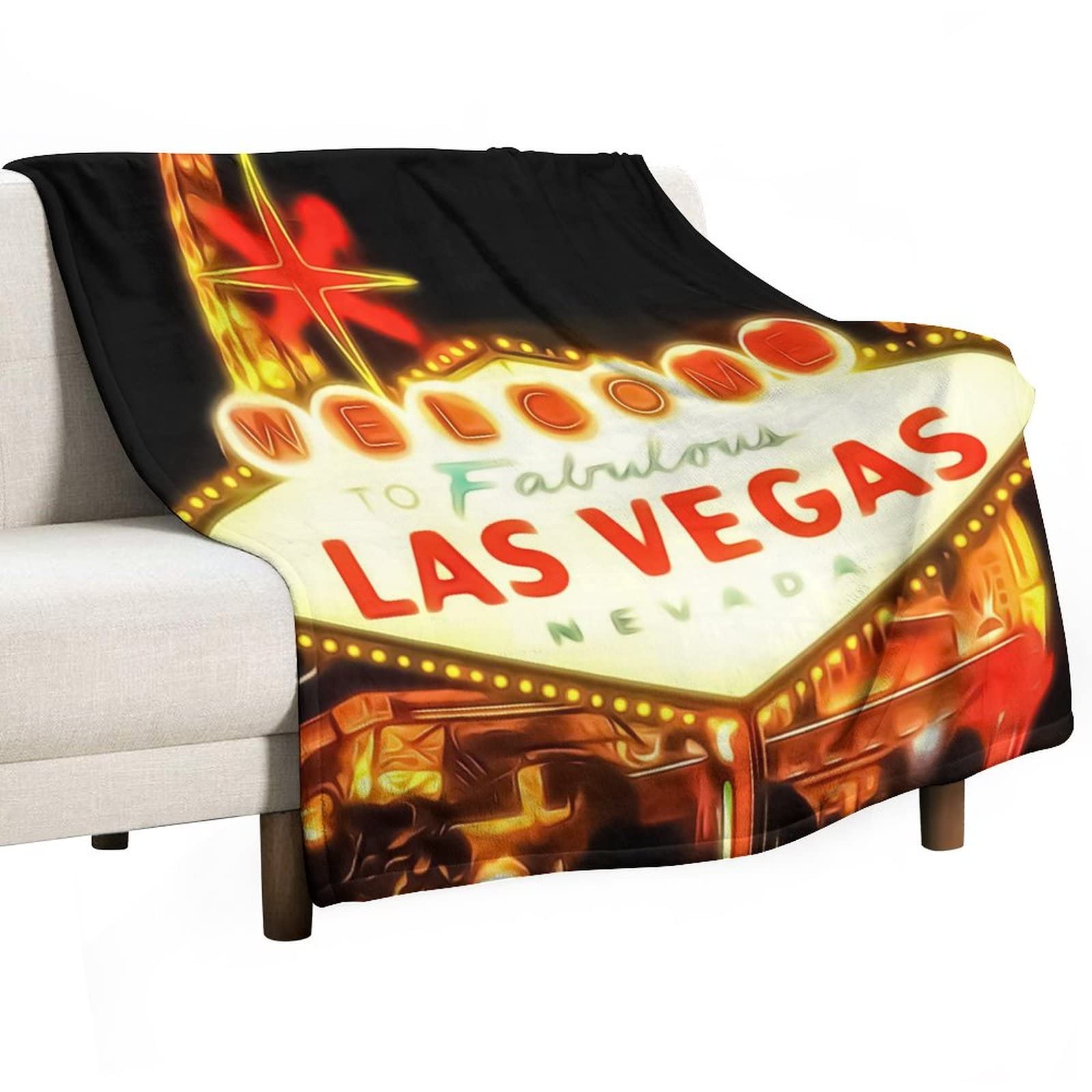 Couverture moelleuse Las Vegas chaude pour affronter les nuits fraîches