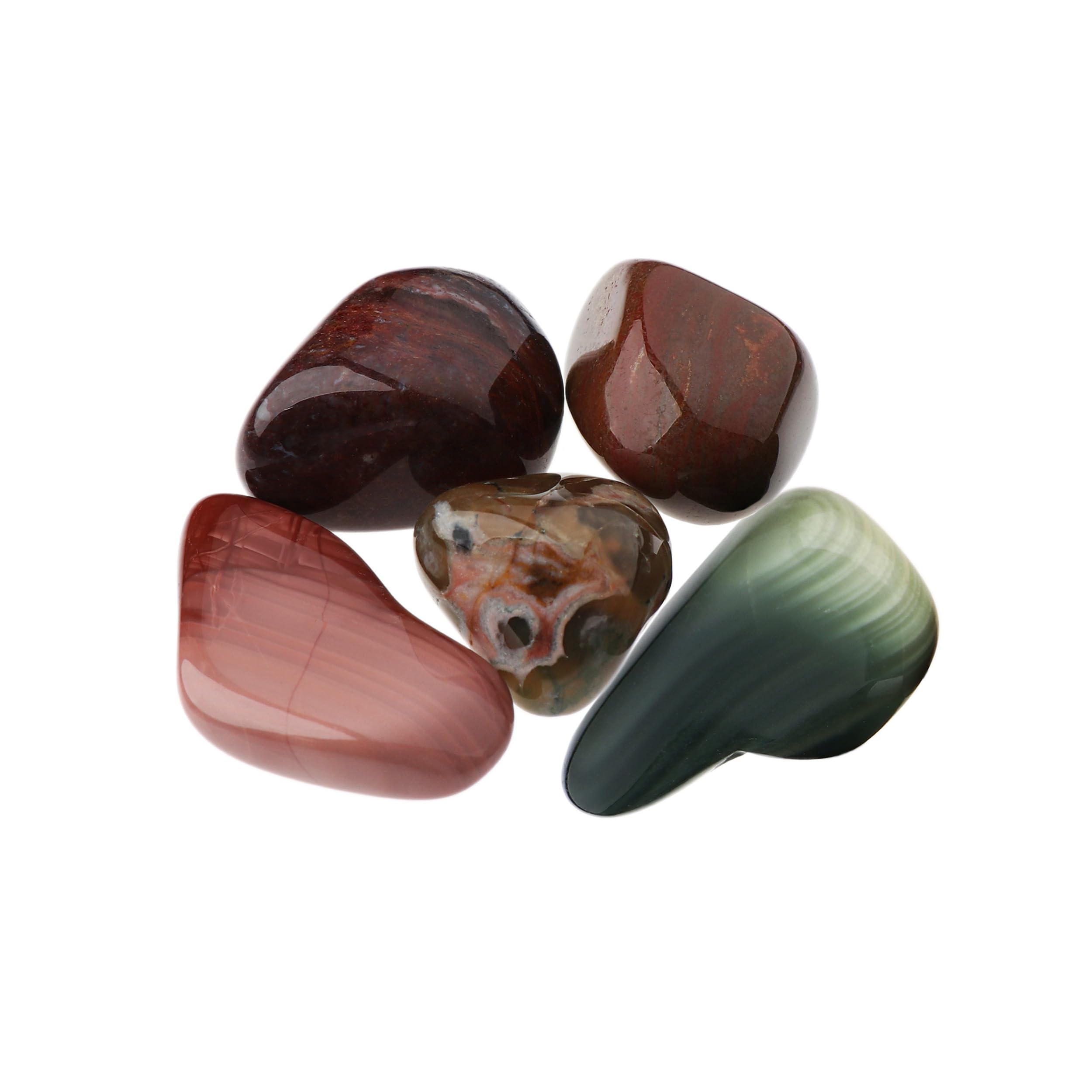 Pierre de guérison Jaspe Impérial NKlaus 300g 35-55 mm pour création de bijoux et décoration unique