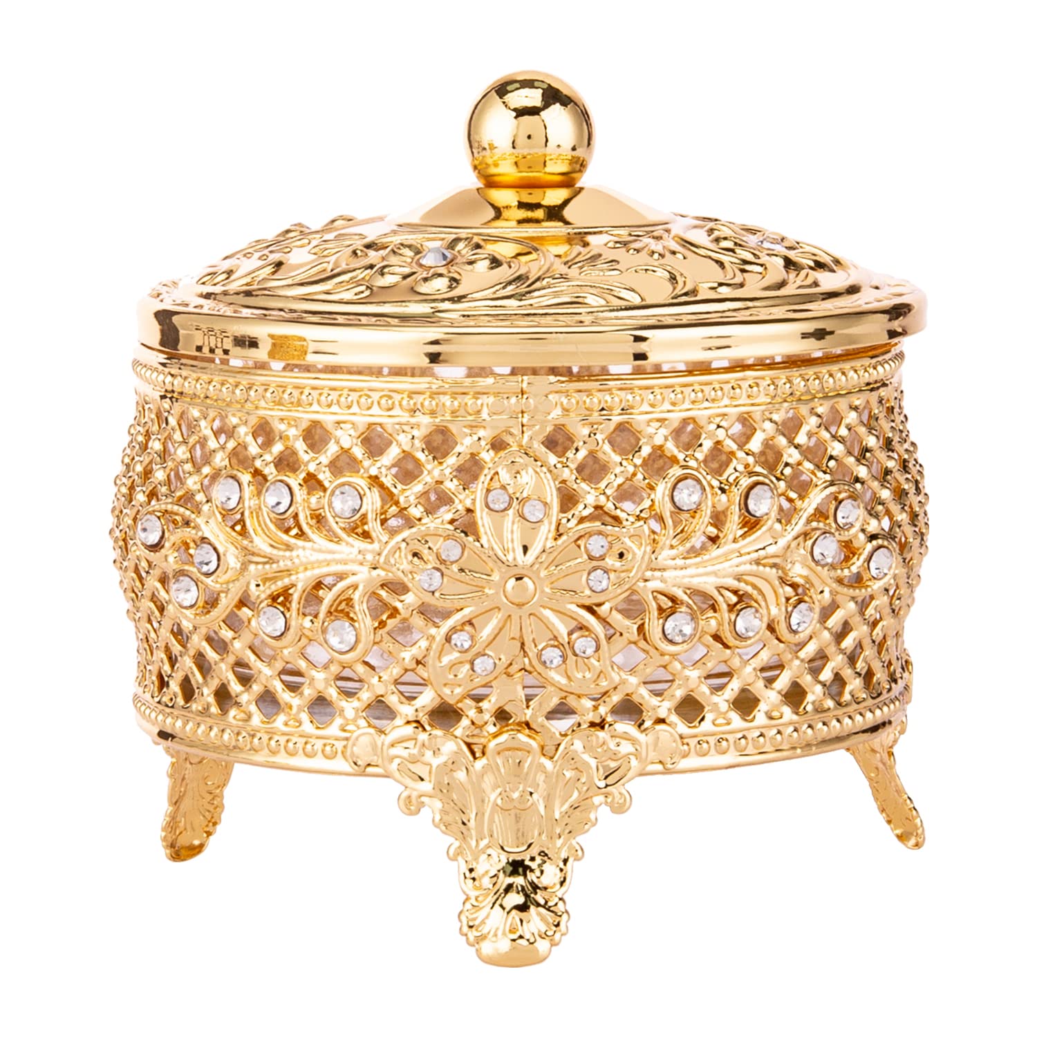 AKDCSugar Pot G L(9CM) XW(9CM) XH(10CM) Golden