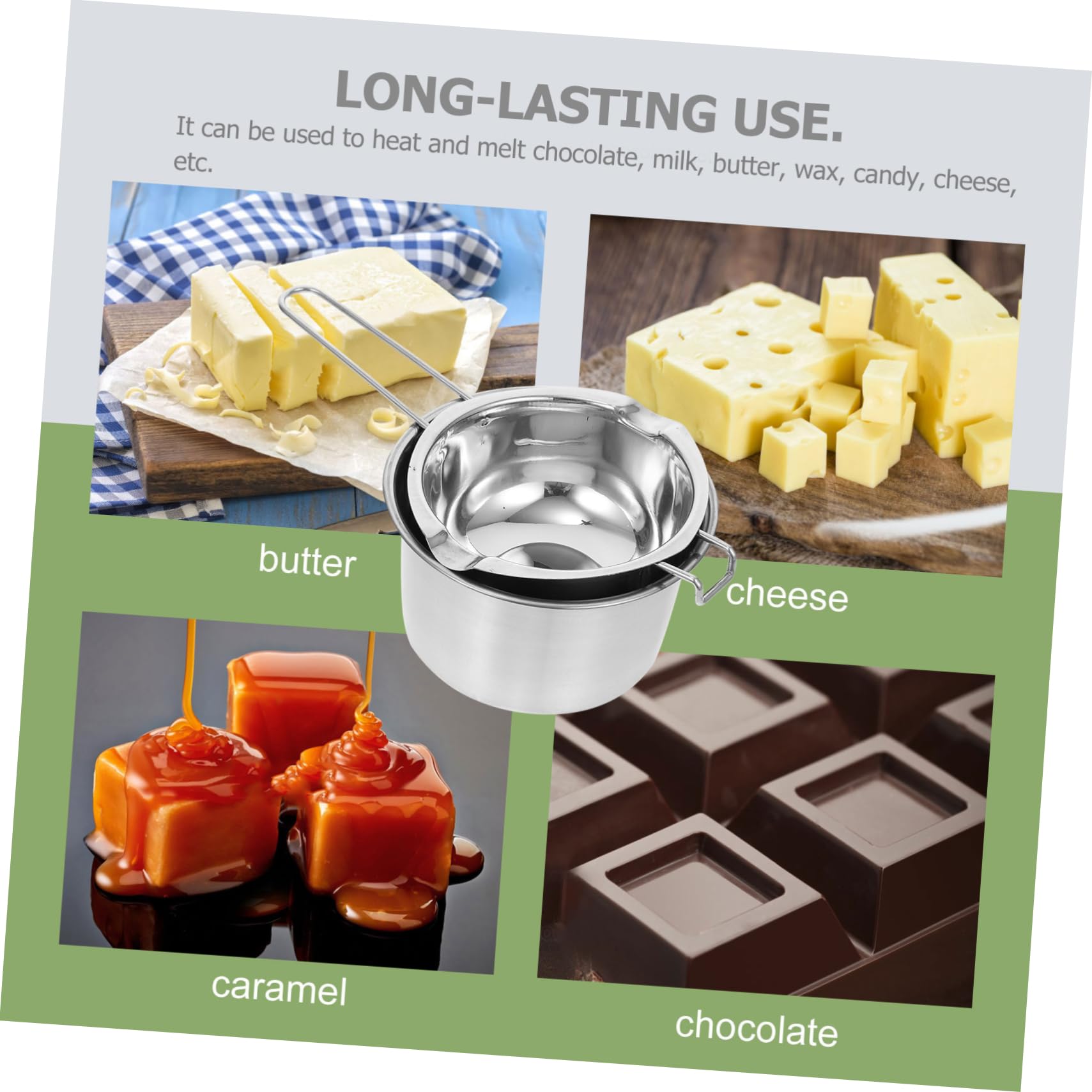 Mikinona Wax Pot Double Boiler Double Boiler Pot for Melting for Making/pouring