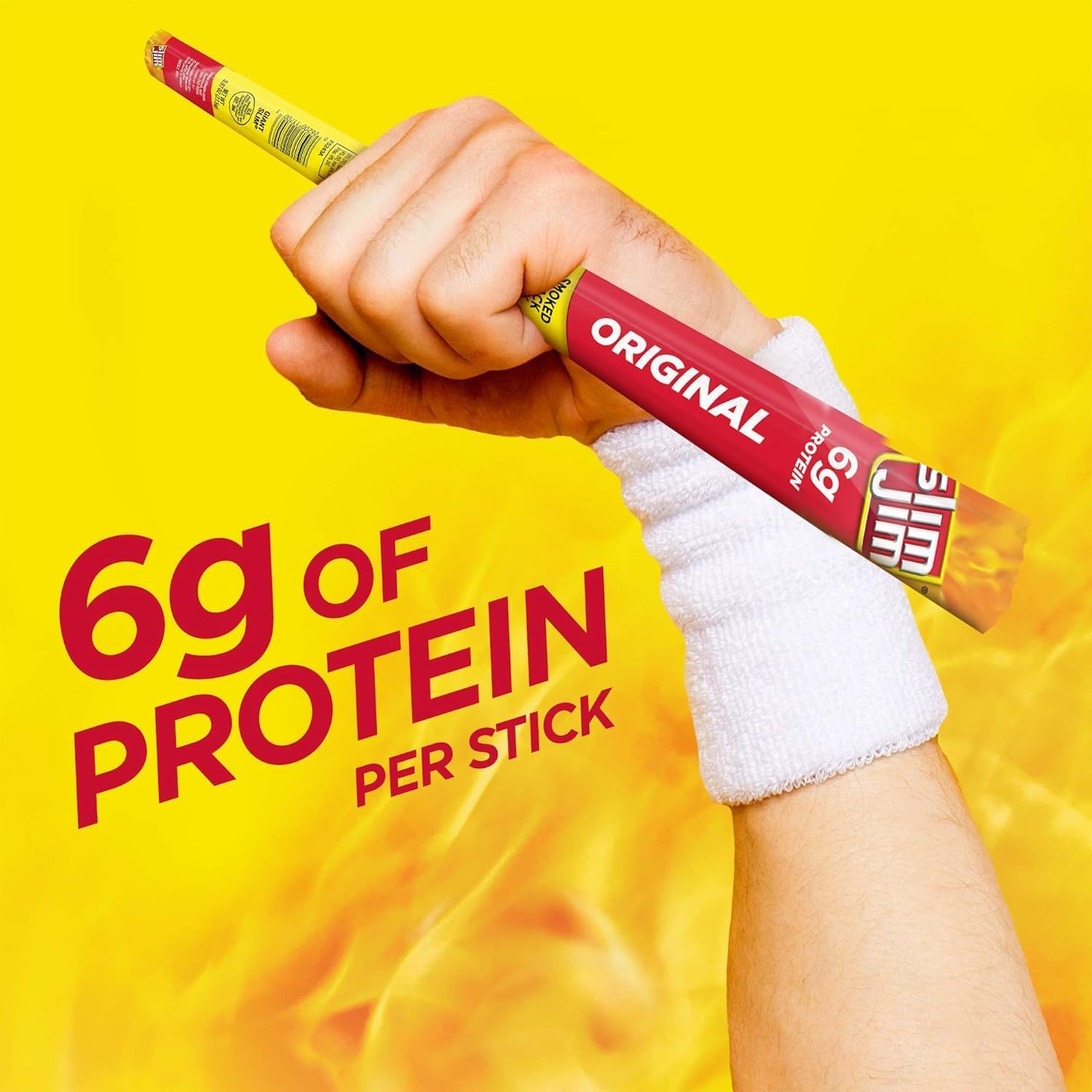 Giant Smoked Meat Sticks, Original Flavor, Protein Per Stick,. ()