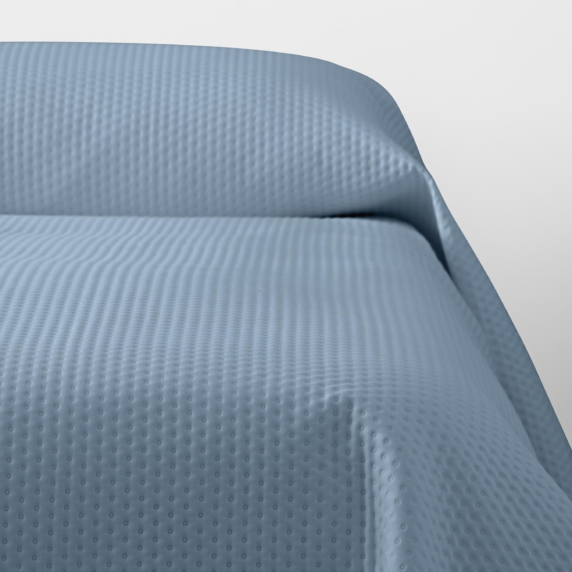 SomniHome Colchas Cama 135 140 150 Cubre Cama Matrimonio Lisa. Colcha Bouti Moderna. Colcha Primavera Verano Ligera. Colcha Fina Entretiempo. Color Azul Indigo