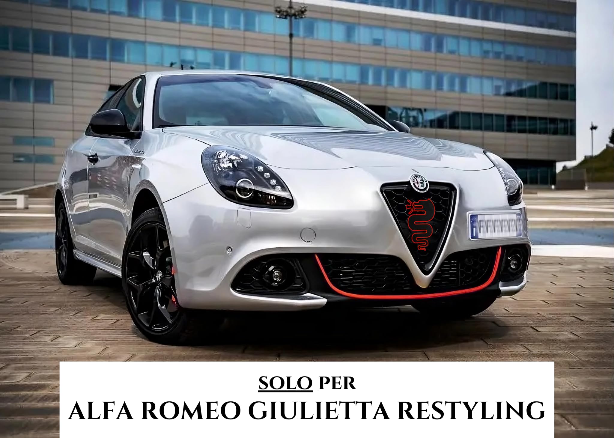 Rejilla Delantera (Calandre) Para Alfa Romeo Giulietta - Con Emblema Nuevo | Compatible Referencia OEM 156105186