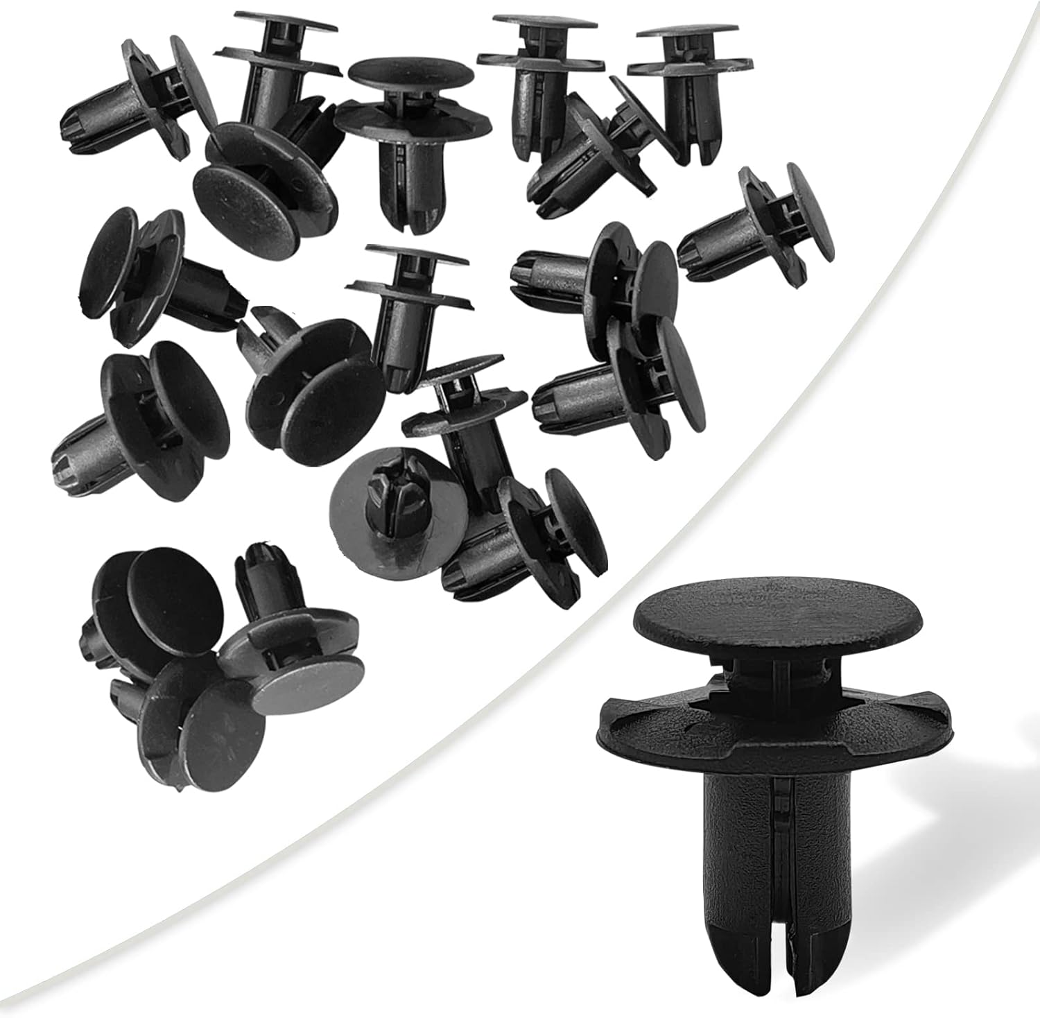 20 Pcs Fender Liner PushType Retainer Clip Fastener, Compatible with Hyundai Kia