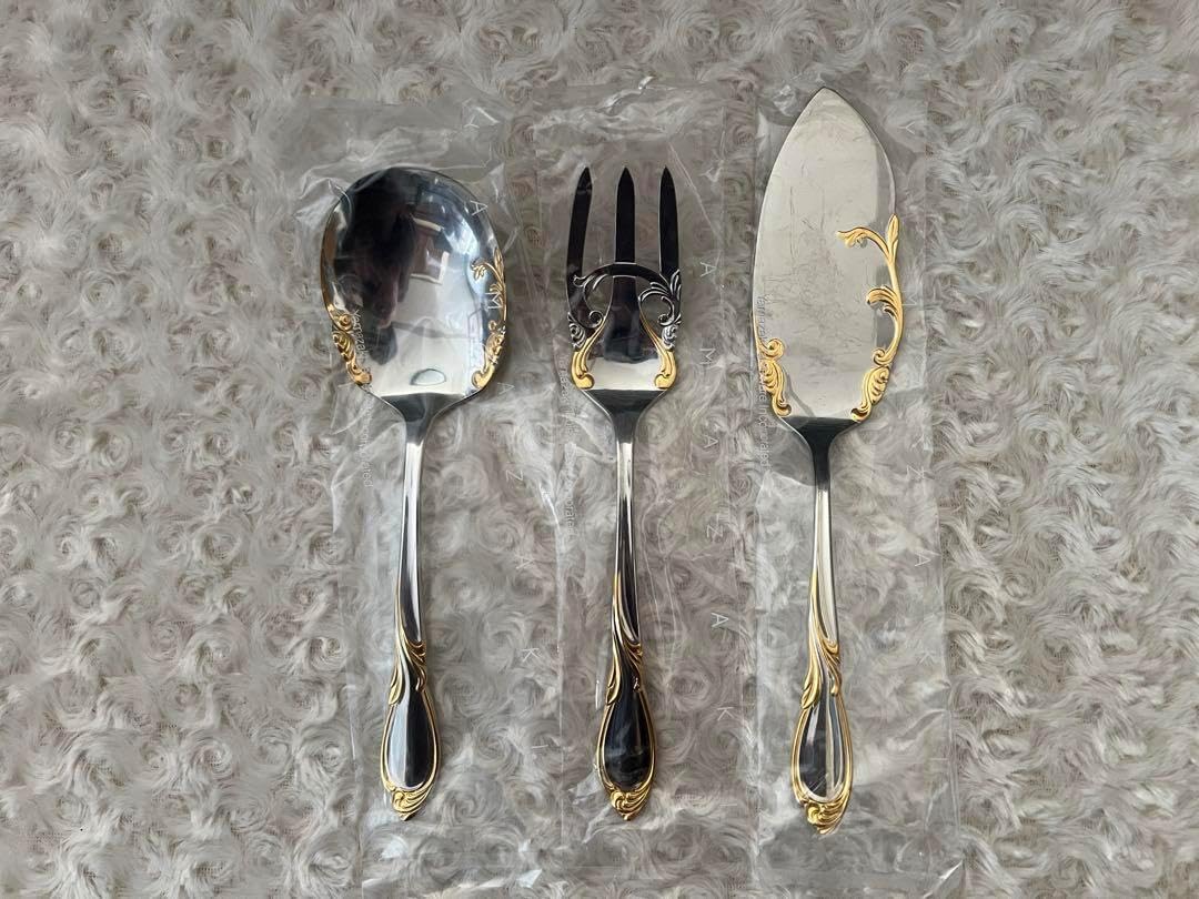 ヤマコ カトラリーセット カシェ サービススプーン&フォーク&ケーキ ヤマコ カトラリーセット カシェ サービススプーン&フォーク&ケーキ