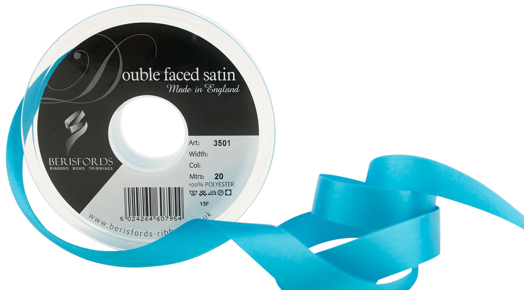 Ruban Gros Grain Surpiqué Fond Bleu Marine Surpiqûre Blanche Largeur 1.5 Cm - Un Grand Marché