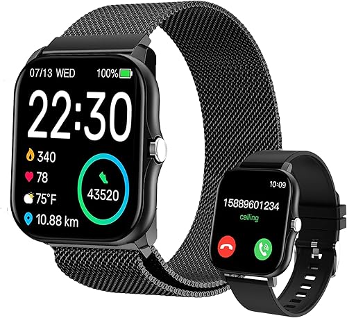 Reloj inteligente de fitness para teléfono Android iOS reloj de fitness para mujeres y hombres monitor de frecuencia cardíaca y sueño rastreador de