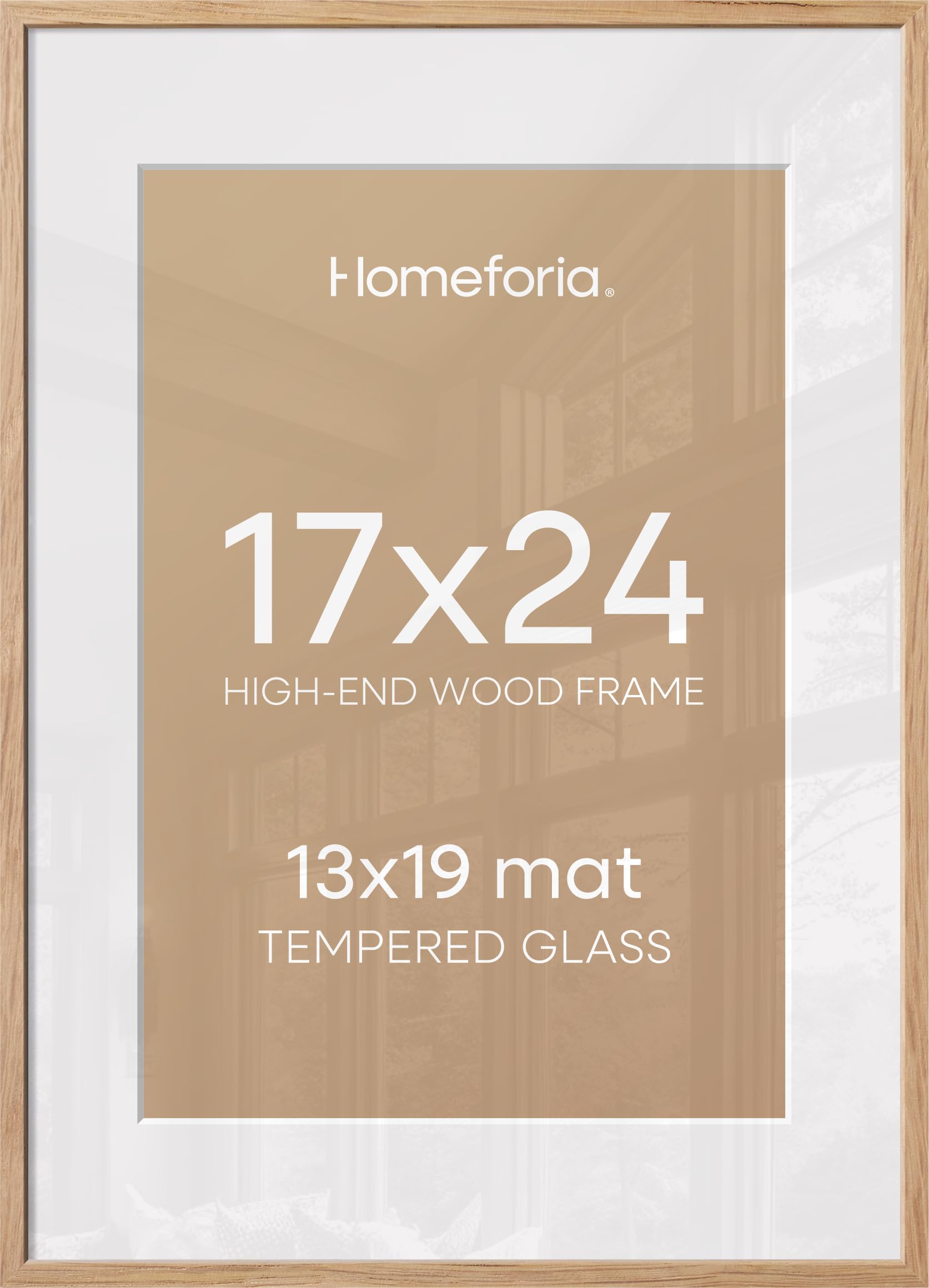 Homeforia 17x24 Natural Wood