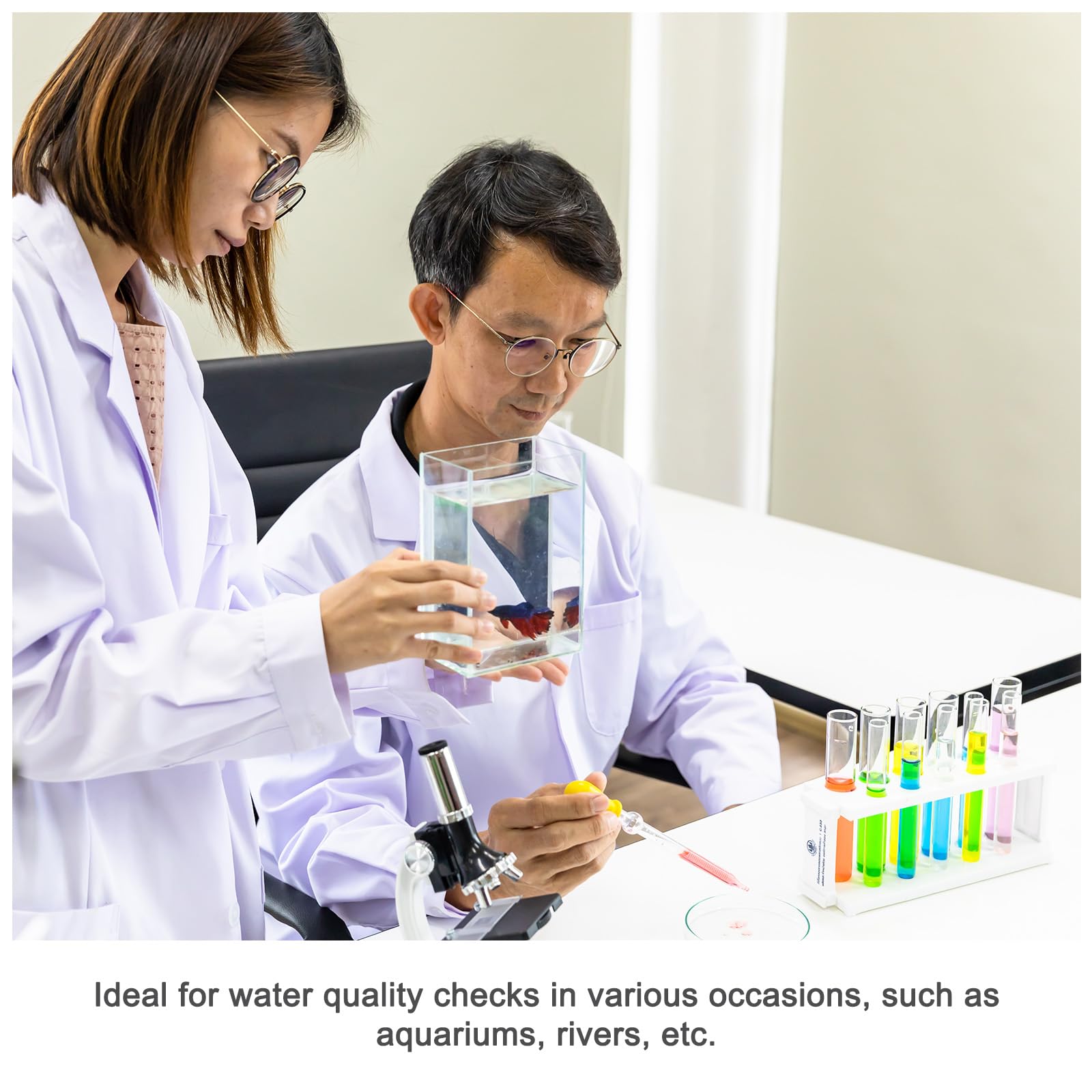 PATIKIL Tubos de Ensayo de 23 ml, 100 Unidades Tubos de Ensayo Redondos de Vidrio Transparente de 5.91x0.63 Pulgadas con Tapón de Corcho para Almacenamiento de Cuentas, Dulces