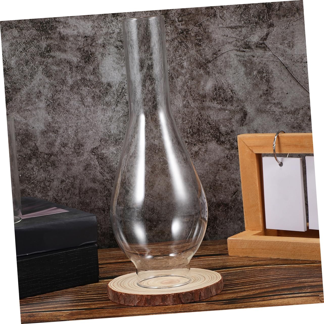 2piezas Pantallas Pequeñas Para Lámpara Aceite Vidrio Transparente Accesorio Decorativo