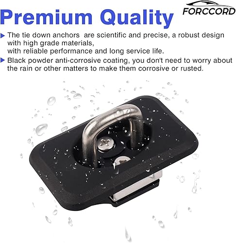 Miniatura 3 de Ajuste personalizado para anclajes de amarre 1998-2016 Ford Super Duty 1998-2014 Ford F150 1999-2013 Chevrolet Silverado y GMC Sierra 1995-2008