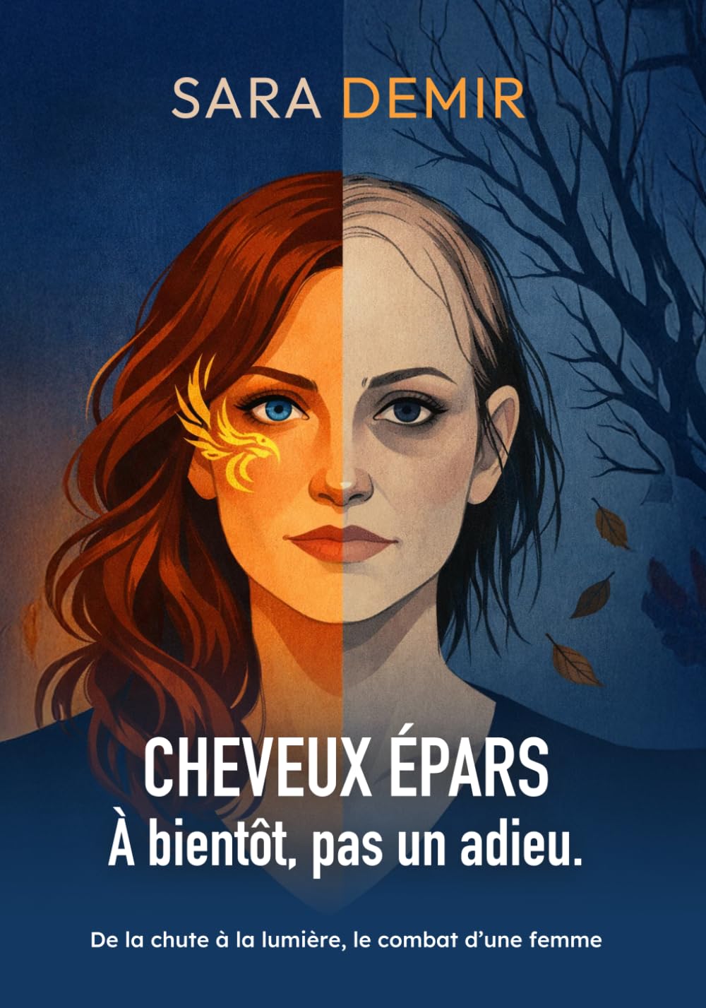 Cheveux épars : à bientôt, pas un adieu.: De la chute à la lumière, le combat d'une femme