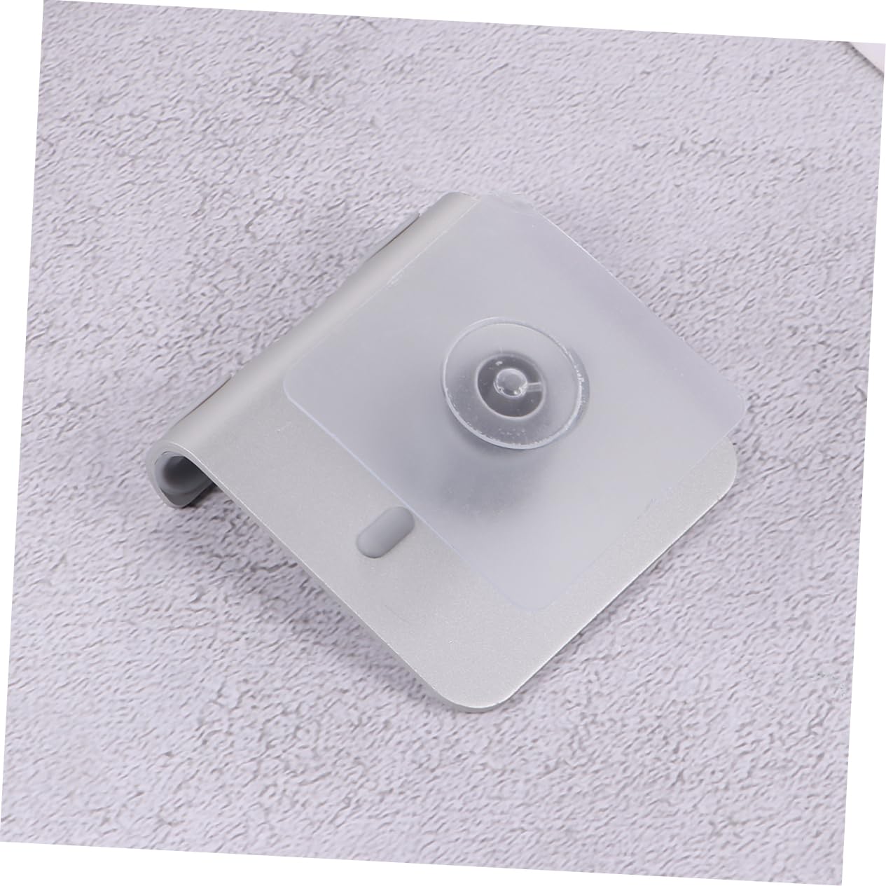 Housoutil 3 Soportes De Metal para Teléfono Soporte De Pared Adhesivo Ángulo Ajustable para Tabletas Y Portátiles Color Plateado.