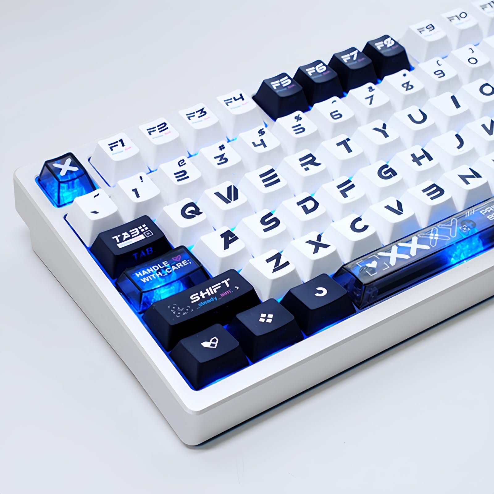 Amazon.co.jp: ブラックオンホワイト PBT キーキャップセット ボウキー