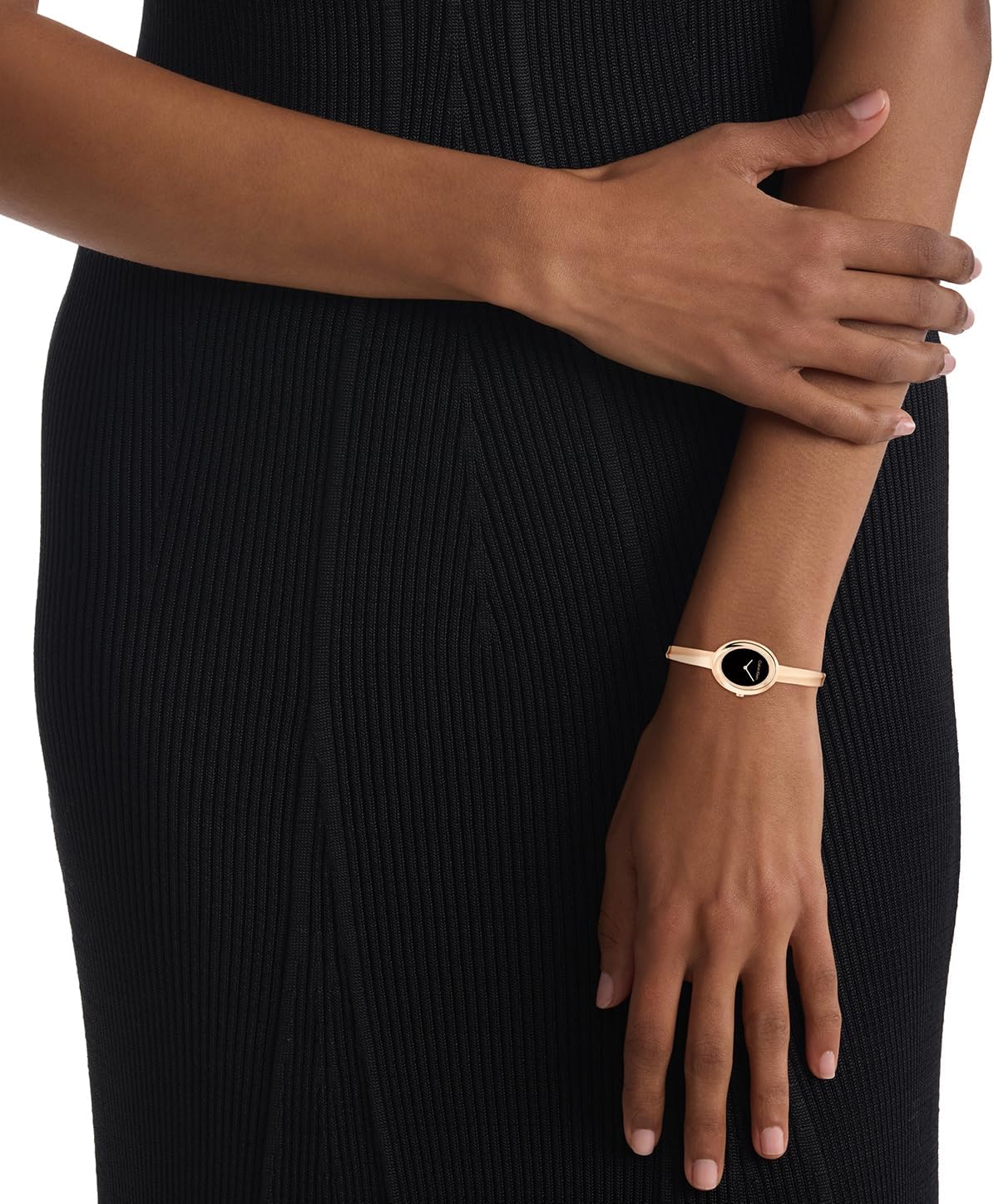 Calvin Klein Women's Twisted Bezel - 24mm 2H Quartz Watch - Adjustable Stainless Steel Bangle - Water Resistance 30 Meters – Premium Fashion for All Occasions - Gift for Her - Image 4