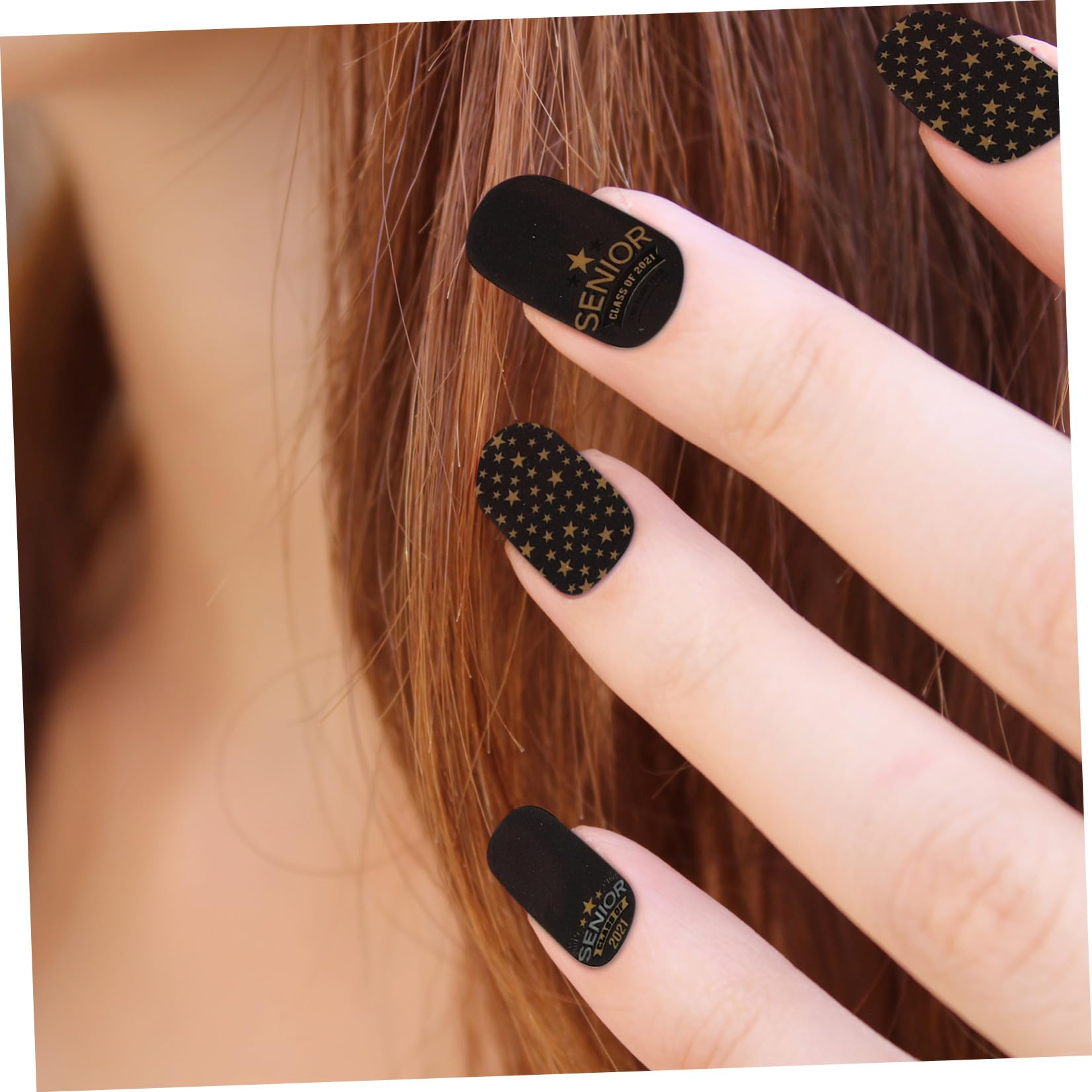 Housoutil 48fogli Adesivi Per Unghie Decorazioni Per Unghie Creative e Tra Fantasie e Pratiche Per Nail Art