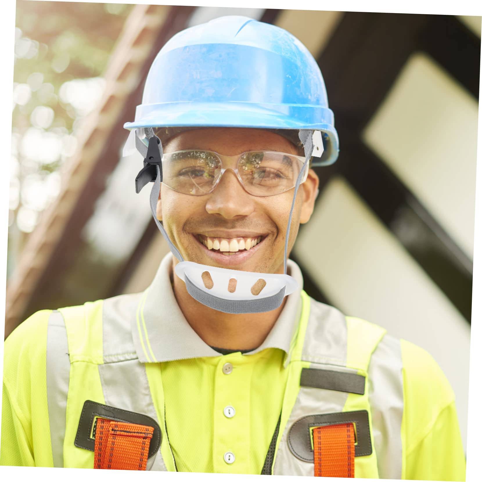 Sosoport 4pcs Helmet Jaw Guard Comfortable Hat Chin Strap Helmet Strap for Chin