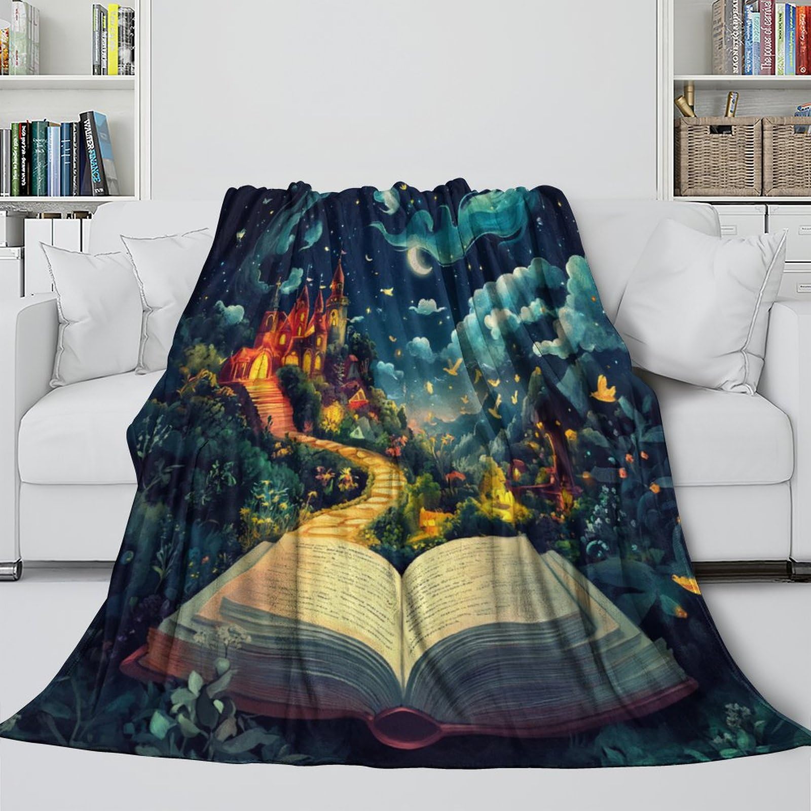 Coperta in morbido pile di flanella, ideale come regalo di compleanno per amici, familiari, regalo di Natale per amici e partner, coperta natalizia per divano e letto, 150 x 200 cm