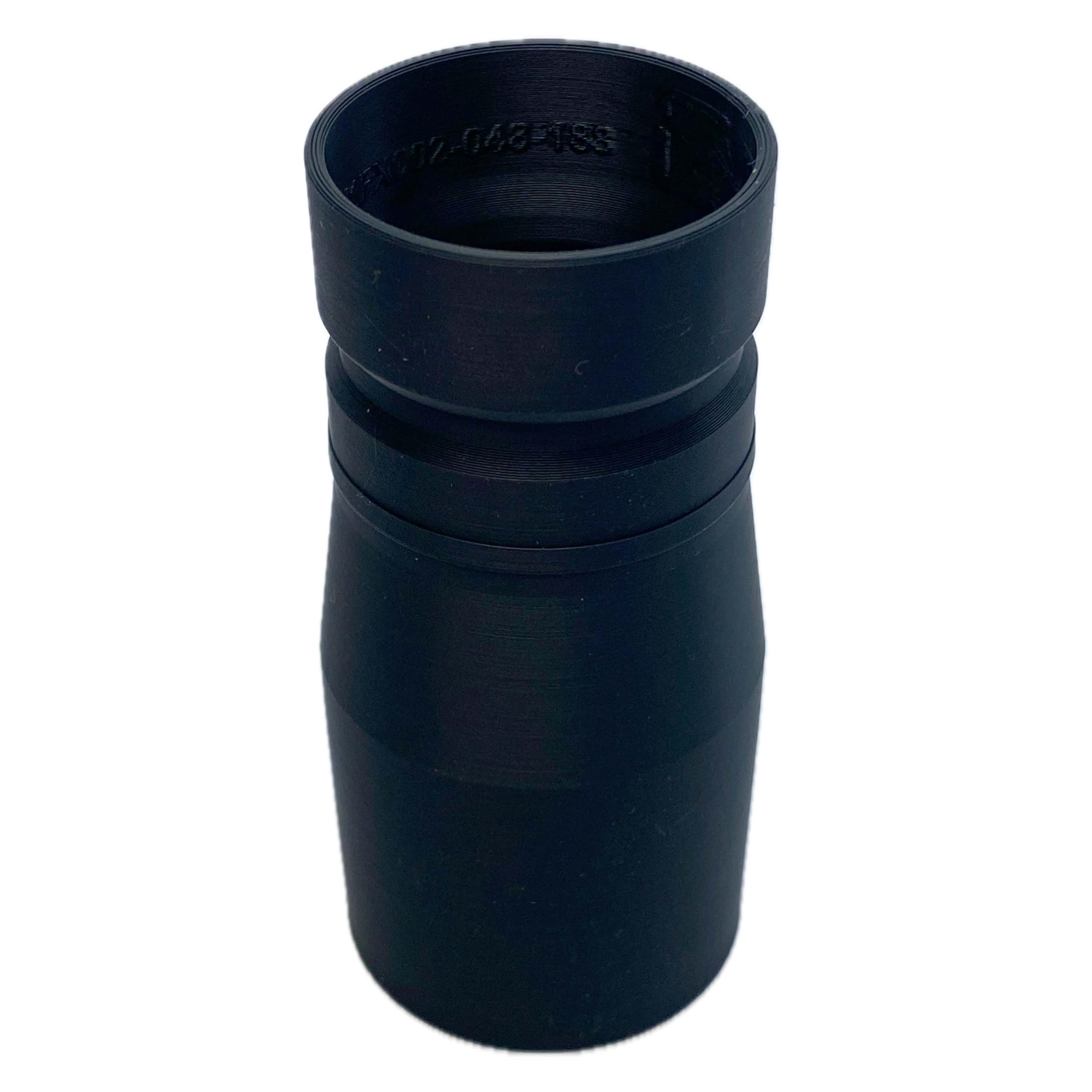 Maker Fixer Male OD 48mm 1.88" Fits Inside Measure Inner Diameter of Opening Dust Extraction Adaptor Compatible with DeWalt AirLock