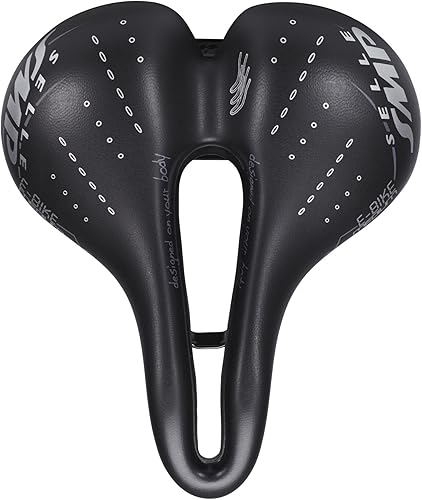 Miniatura 6 de SMP - Sillín de bicicleta eléctrica unisex, color negro, mediano