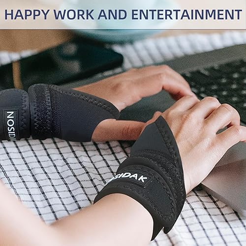 Miniatura 6 de NOSIDAK Muñequera para desgarros TFCC, dolor de muñeca en los lados cubinares, inestabilidad DRUJ, muñequera para tendinitis, artritis, esguinces -