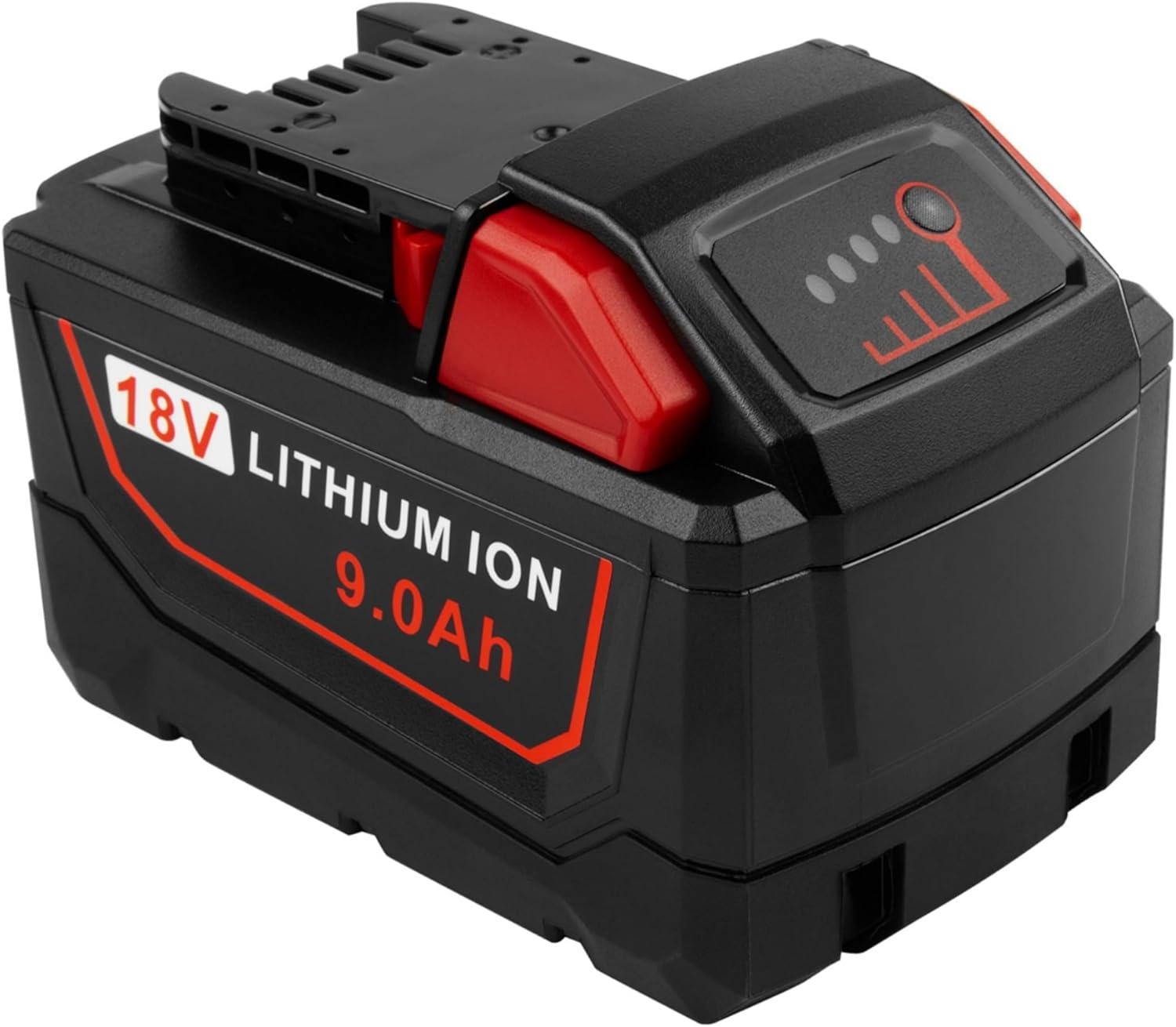 9Ah 18V Replacement for Milwaukee Mk18 Battery Compatible with 48-11-1850 48-11-1860 48-11-1845 48-11-1828 Cordless Power Tools Lithium Battery