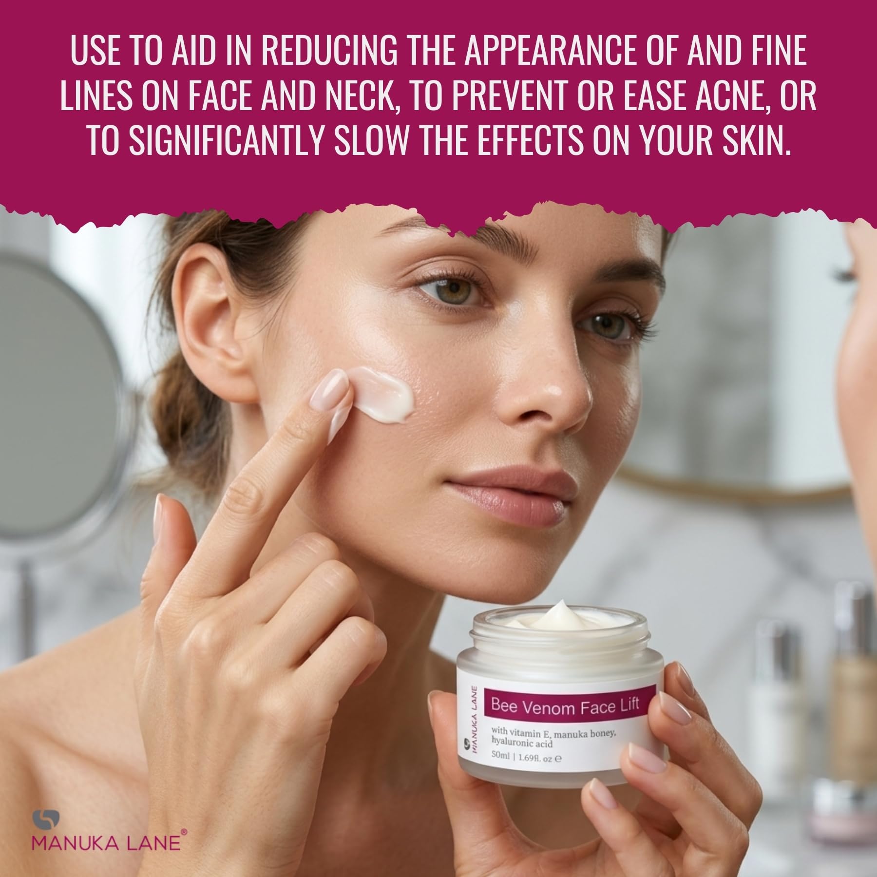 Amazon.com: Natural Bee Venom Face Lift Treatment Cream for Skin