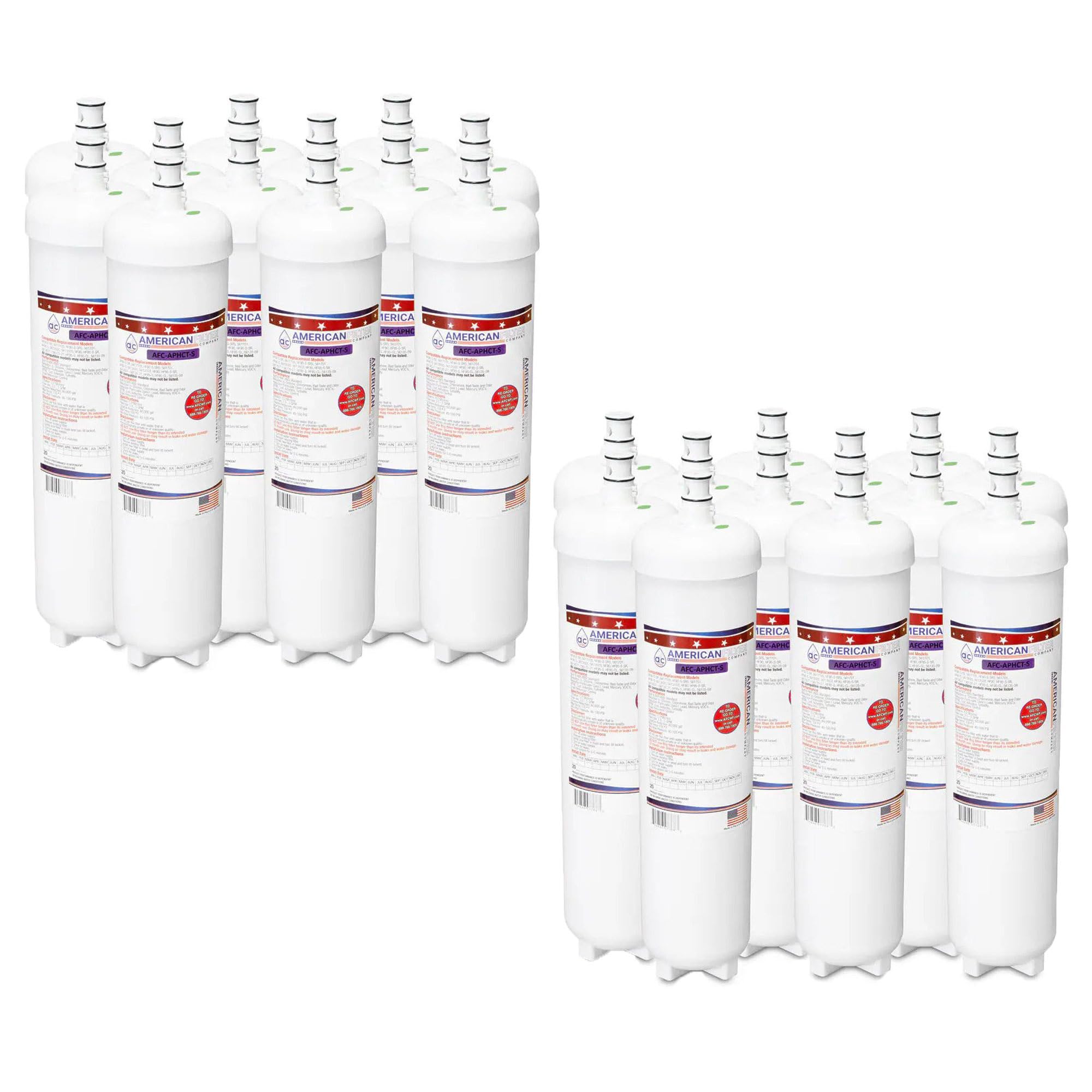 American Filter Company Model AFC-APHCT-S Compatible with 3M R HF90-S-SR Replacement Water Filter Cartridge - 24 Pack