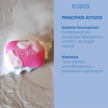 EUBOS Basic Skin Care Red Syndet For Combination Skin (Neutral pH, Without Alkaline Soap and Preservatives) 4.4 oz